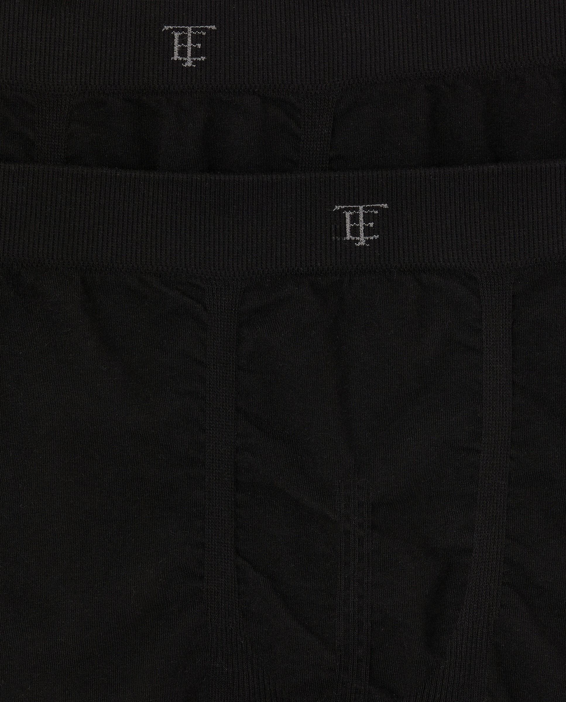 Pack de 2 Boxers Lisos de Malha sem Costuras Preto-4