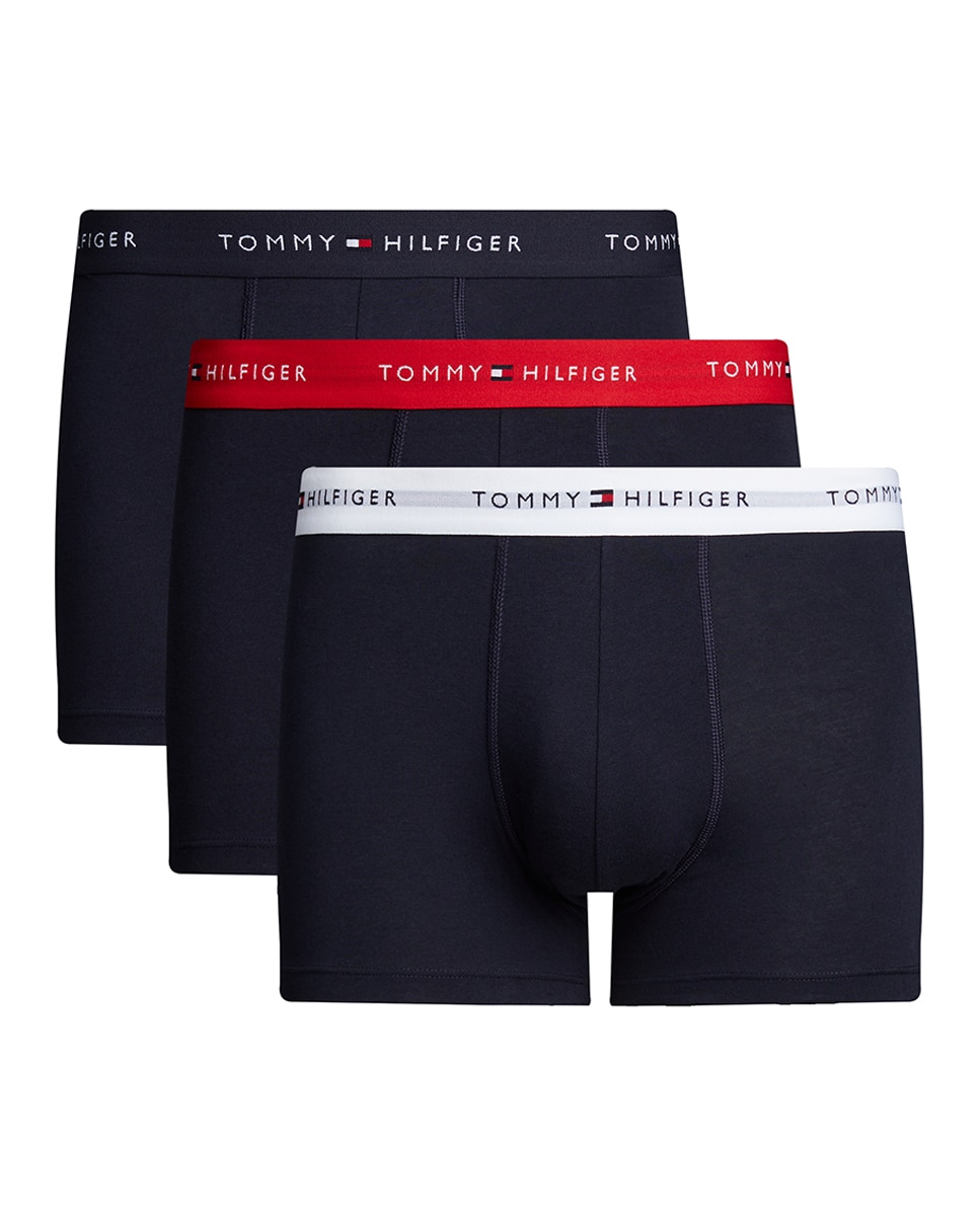 Pack de 3 Boxers de Malha Azul-marinho-1