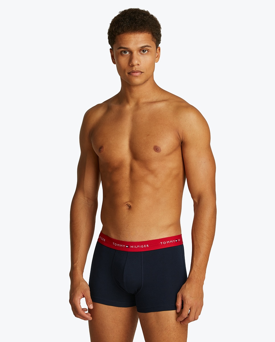 Pack de 3 Boxers de Malha Azul-marinho-2