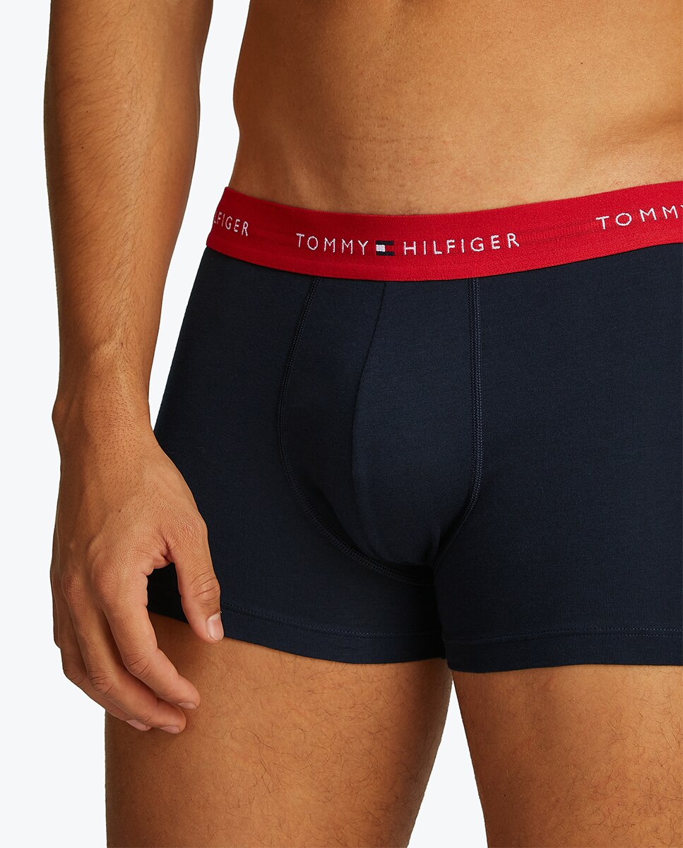 Pack de 3 Boxers de Malha Azul-marinho-4