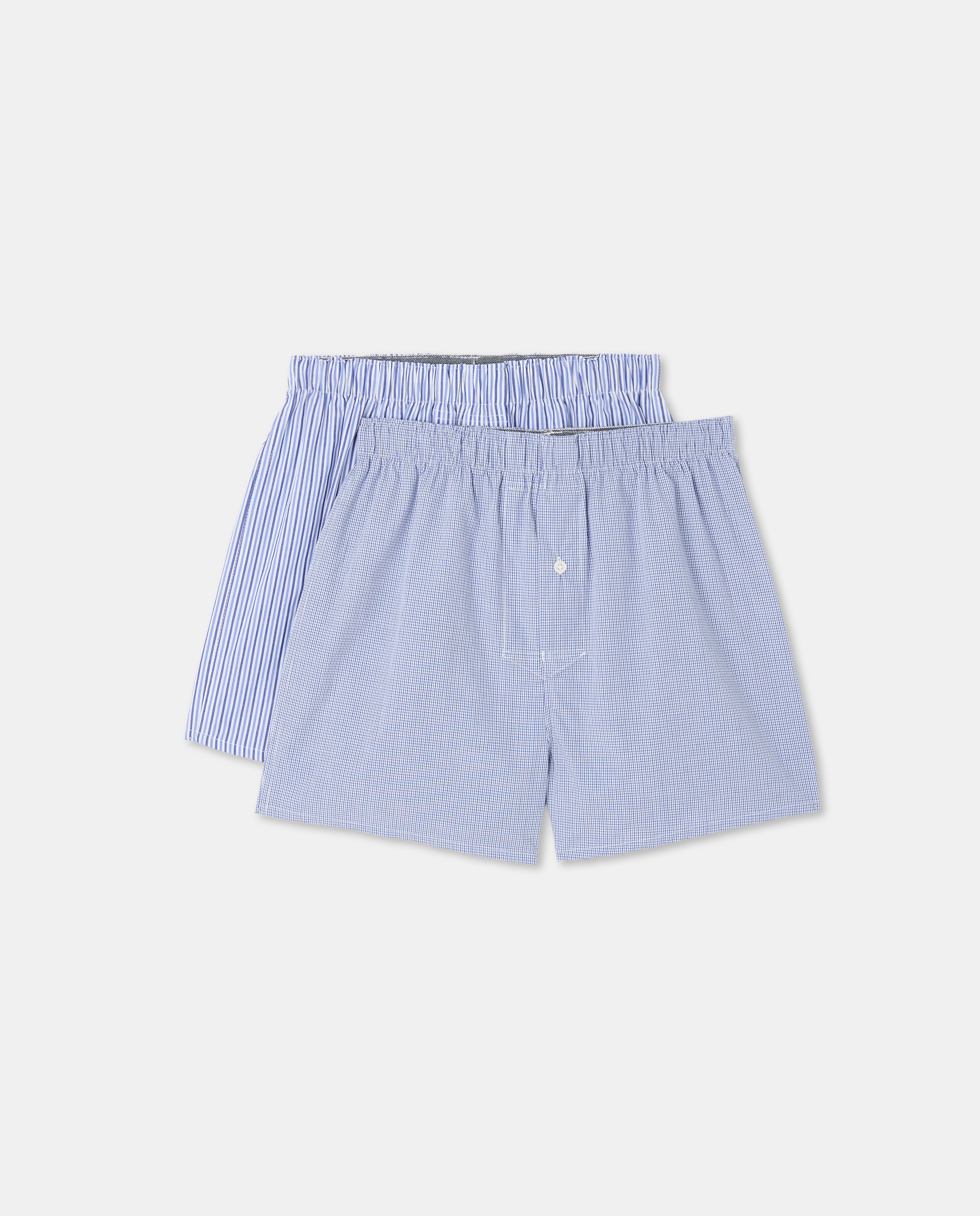 Pack de 2 Boxers em Tecido Azul-claro-1
