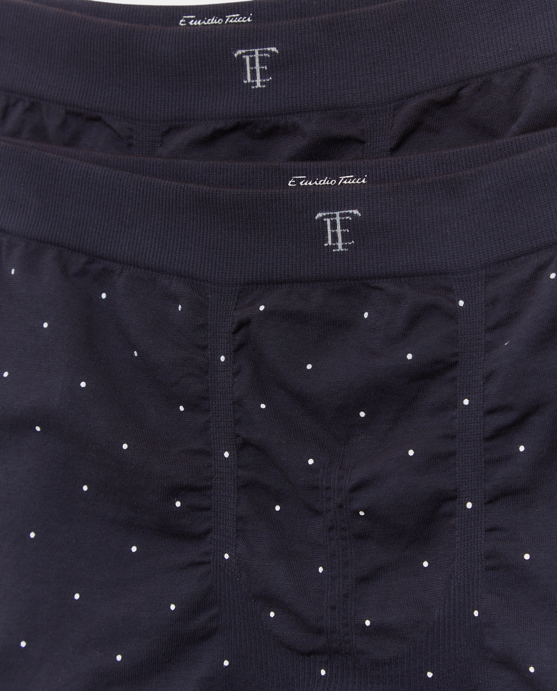 Pack de 2 Boxers sem Costuras e com Estampado Azul-marinho-3