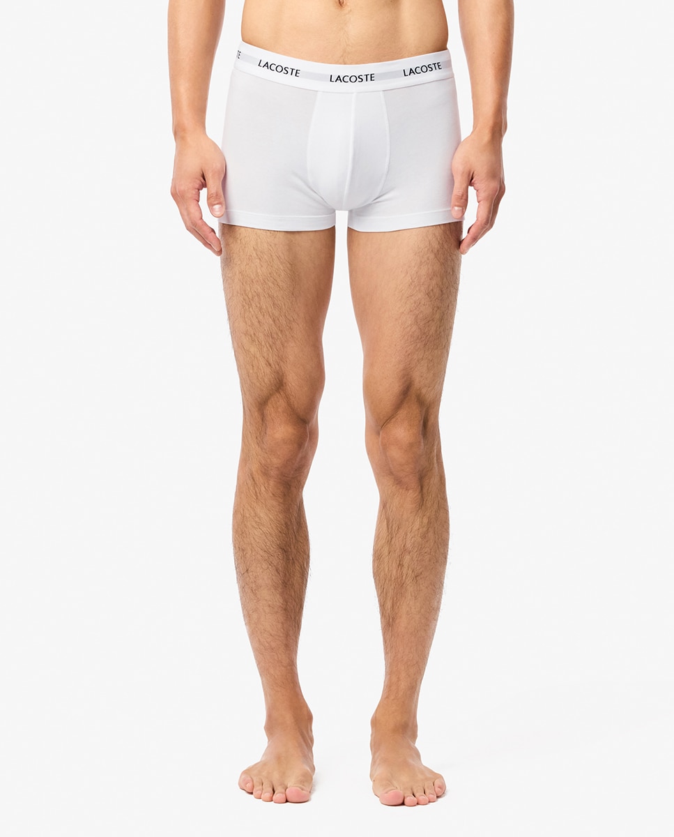 Pack de 3 Boxers de Algodão com Logótipo na Cintura Multicolor-5