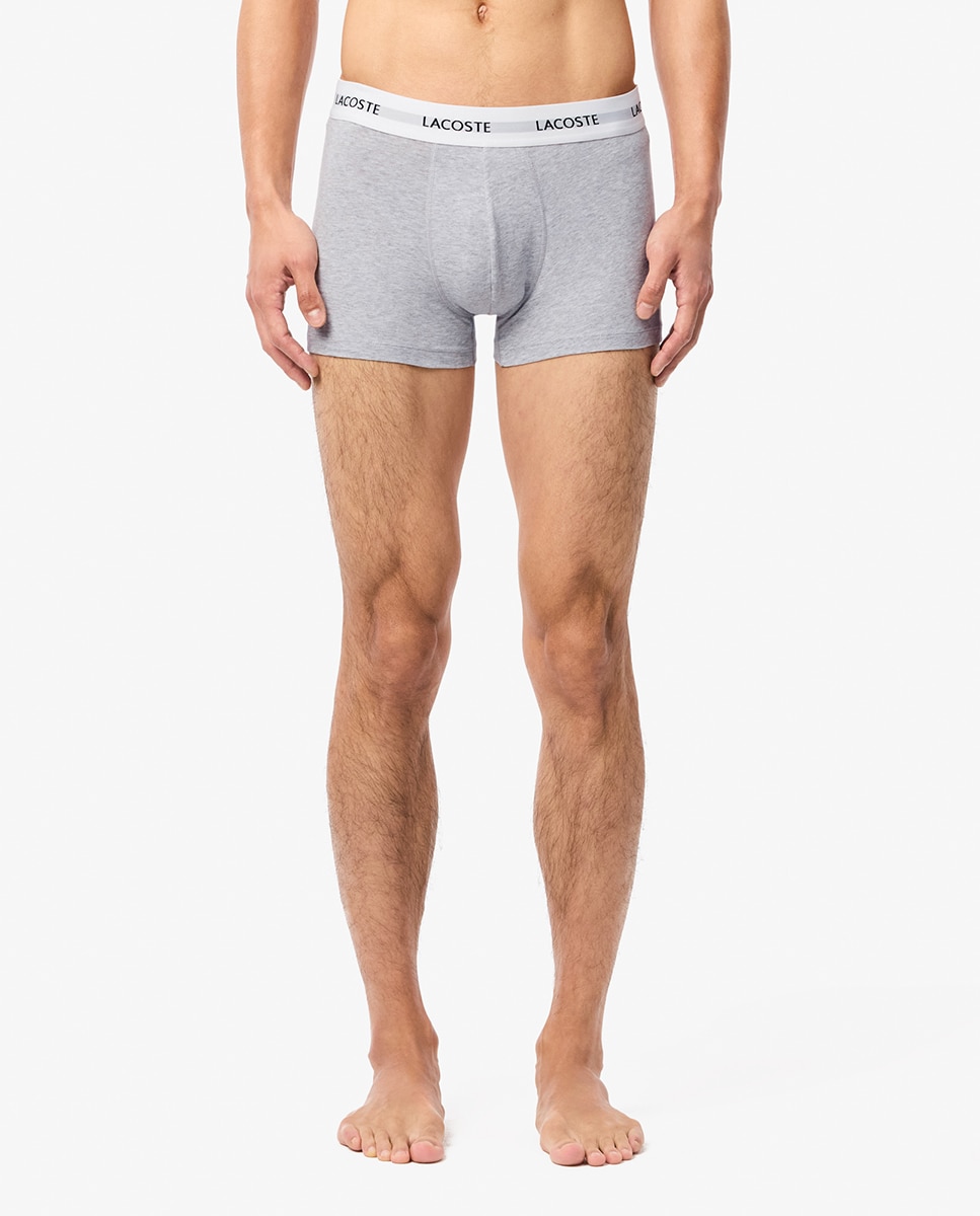 Pack de 3 Boxers de Algodão com Logótipo na Cintura Multicolor-6