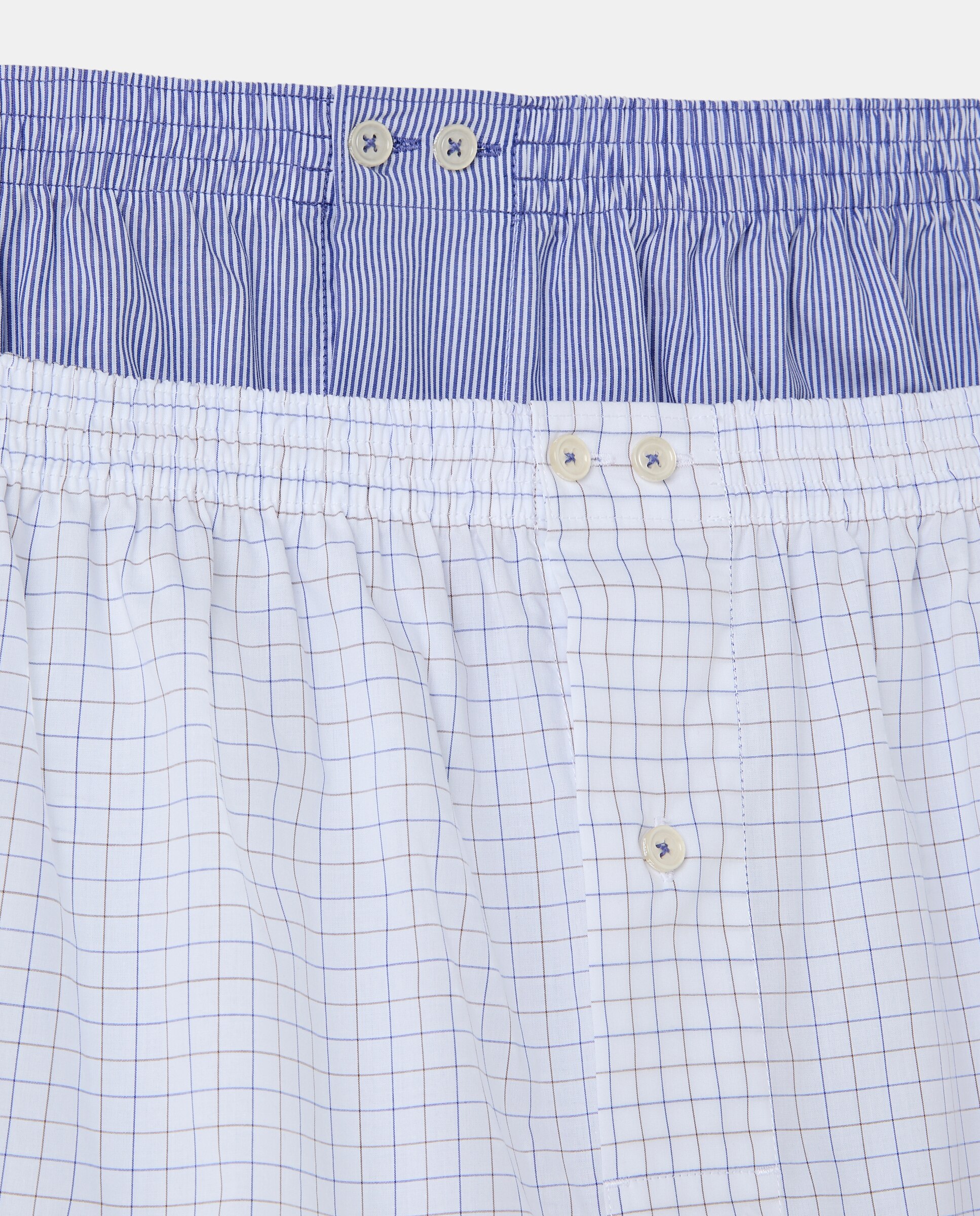 Pack de 2 Boxers de Tecido Estampados Azul-4