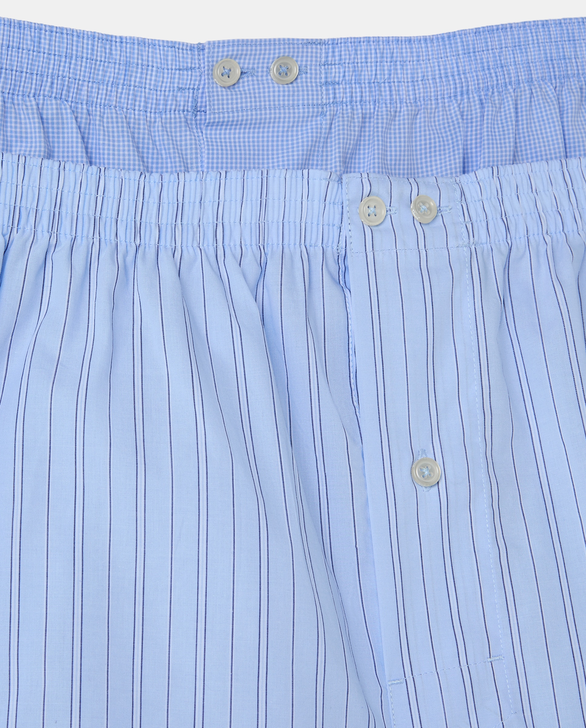 Pack de 2 Boxers de Tecido Estampados Azul-claro-4