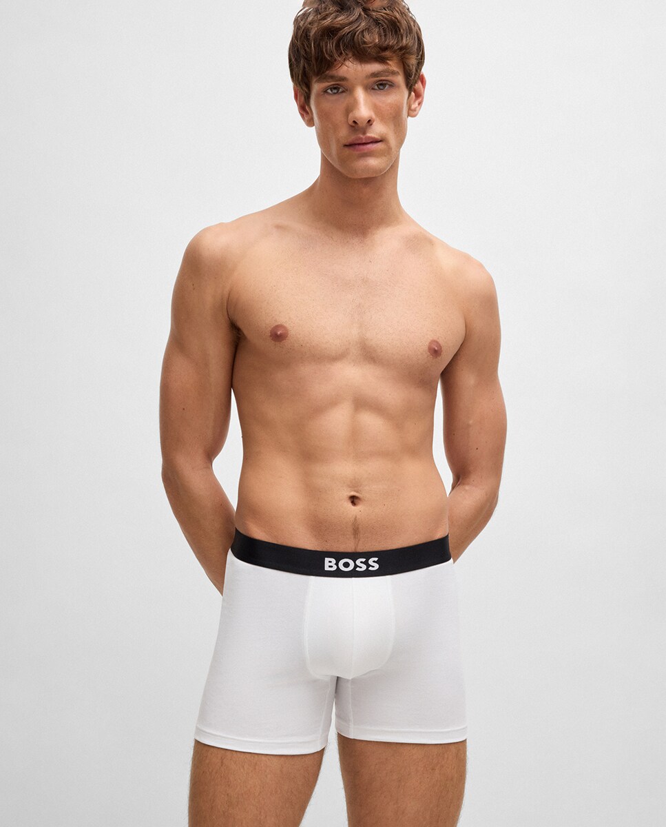 Pack de Três Boxers de Algodão Multicolor-2