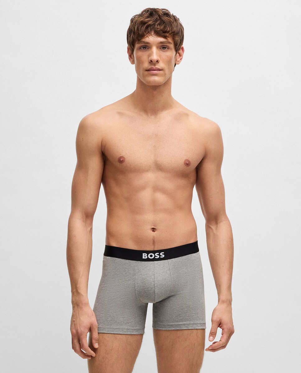 Pack de Três Boxers de Algodão Multicolor-4