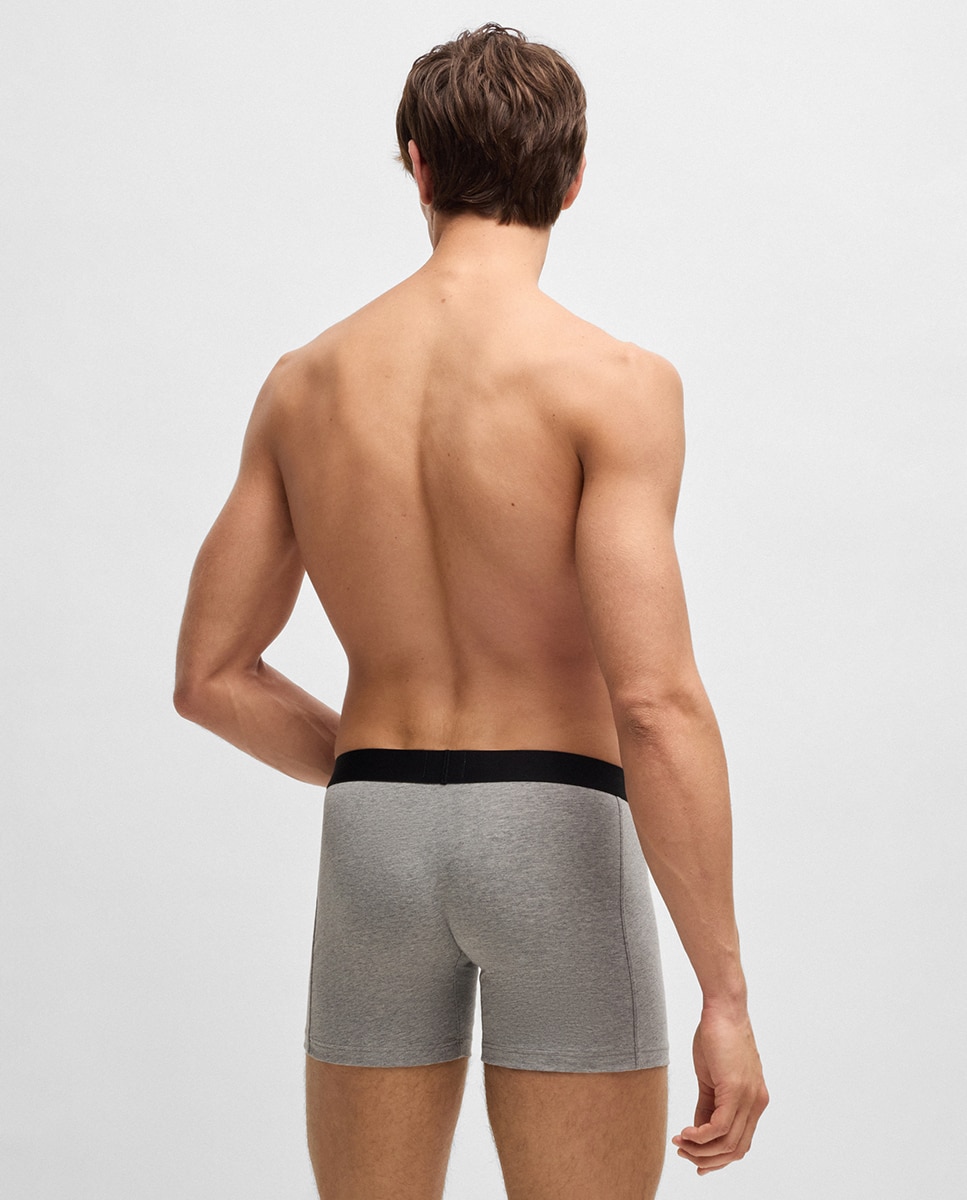 Pack de Três Boxers de Algodão Multicolor-5