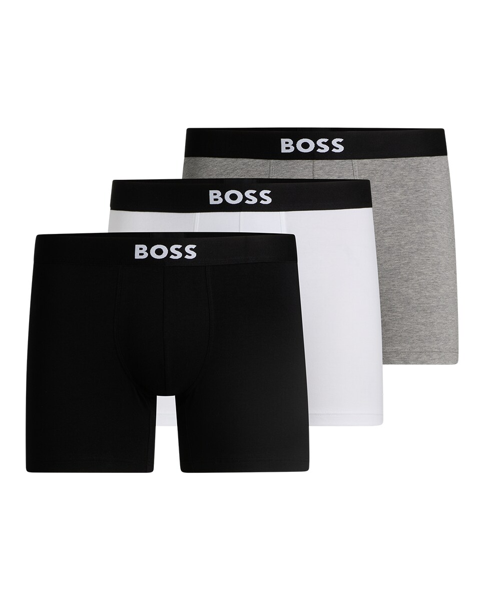 Pack de Três Boxers de Algodão Multicolor-8