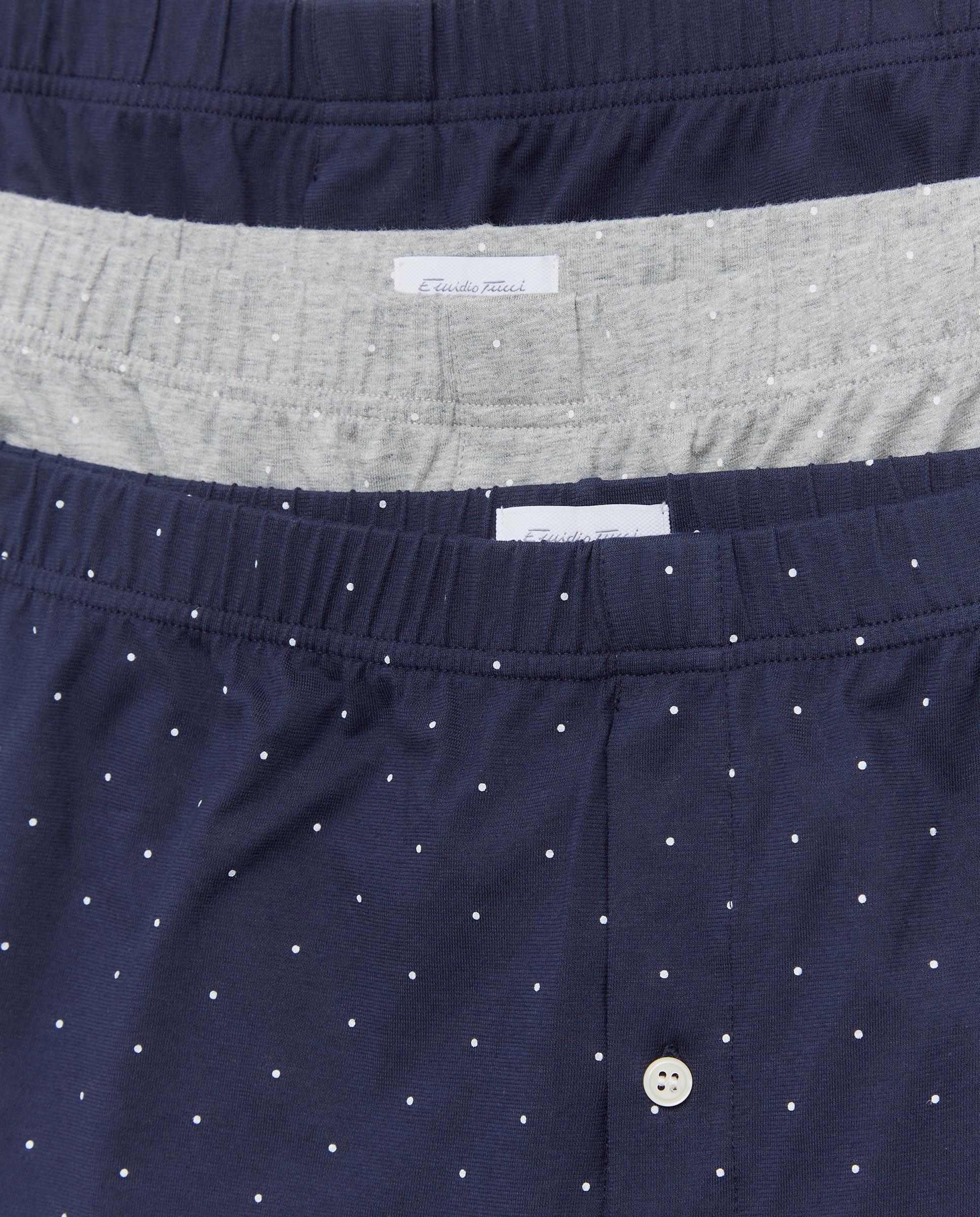 Pack de 3 Boxers de Malha Estampados Azul-marinho-3