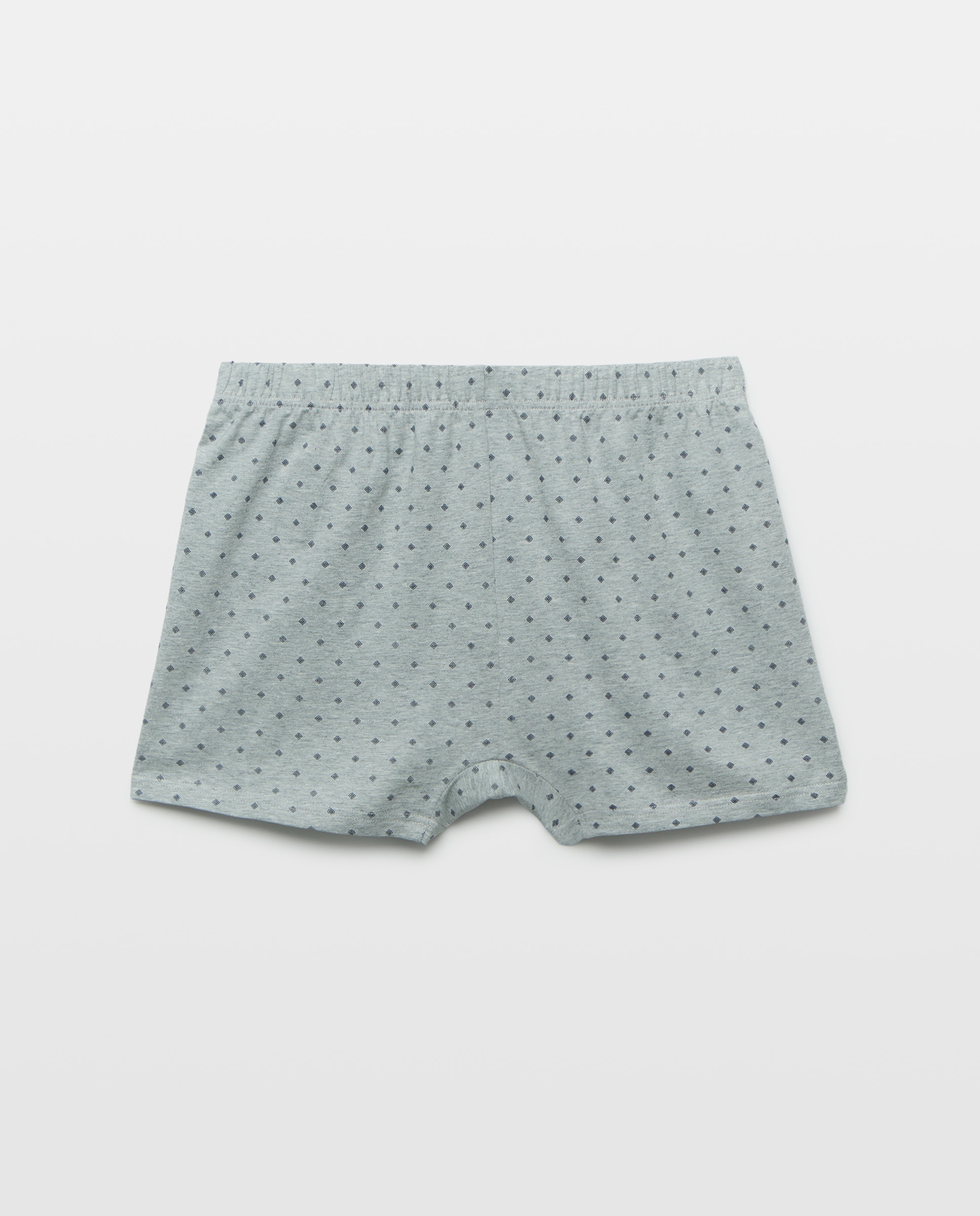 Pack de 3 Boxers de Malha Estampados Branco-2