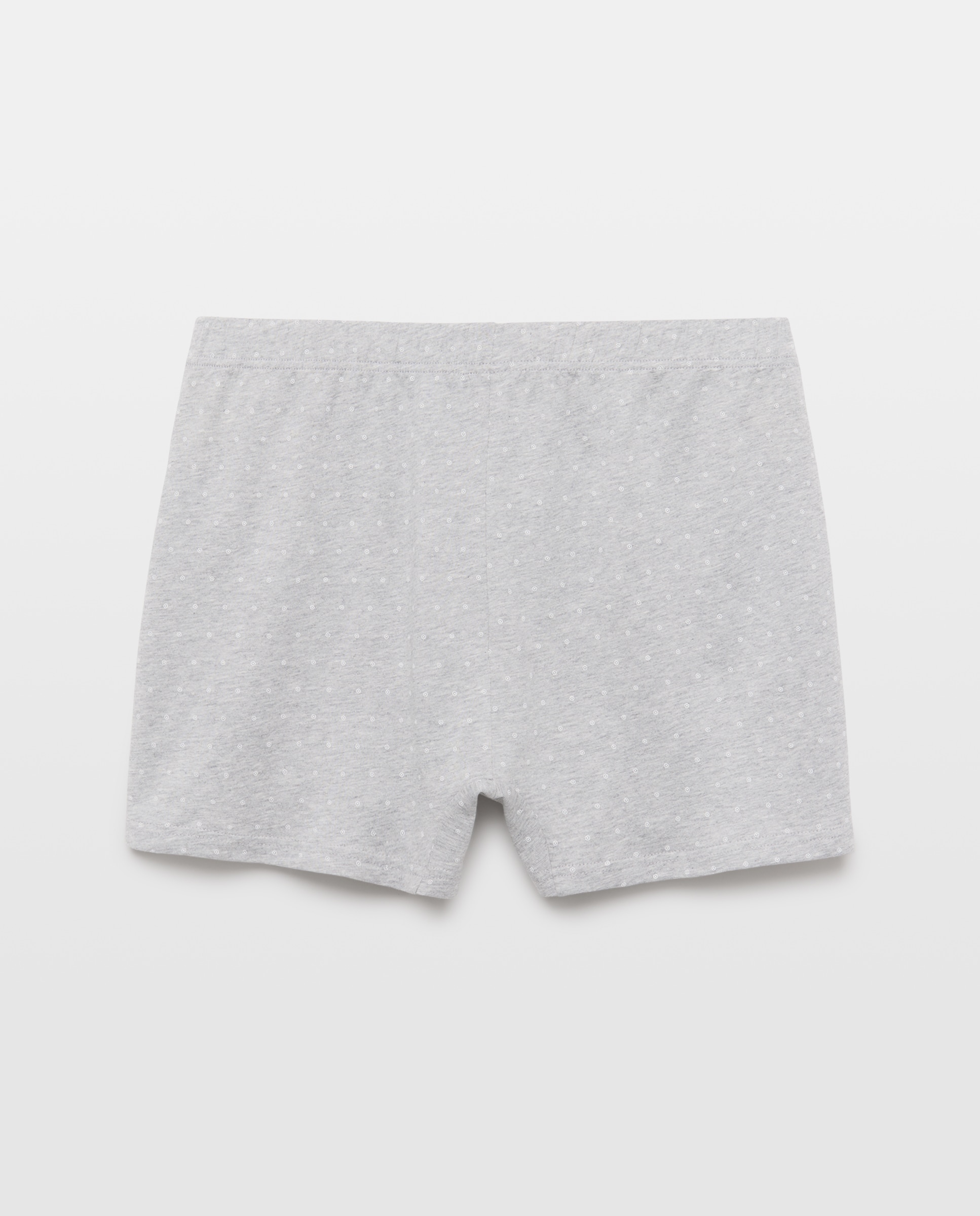Pack de 3 Boxers de Malha Estampados Cinzento-2