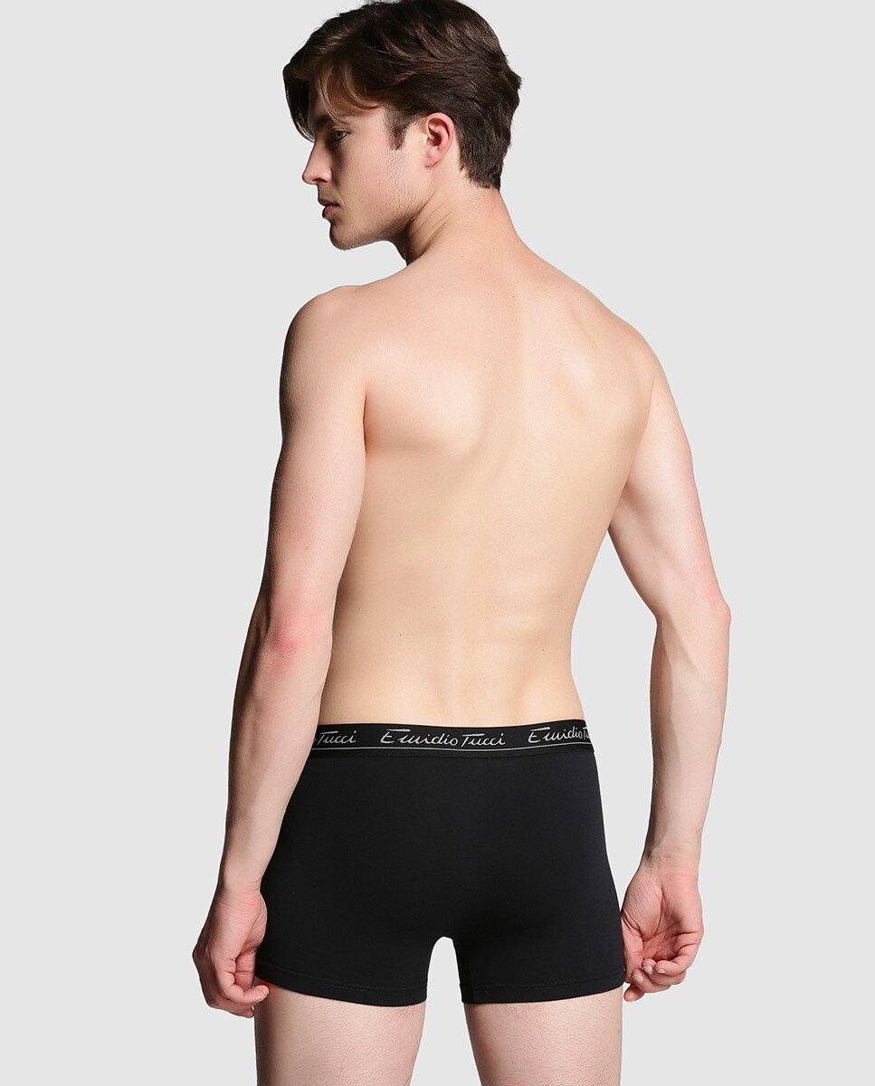 Pack de boxers de homem Emidio Tucci Preto-2