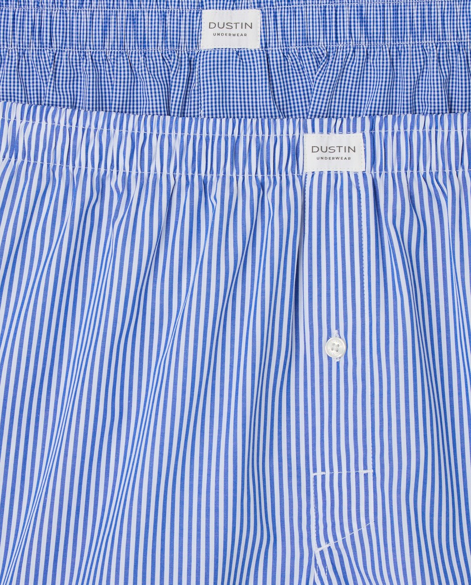 Pack de 2 Boxers em Tecido Azul-claro-3