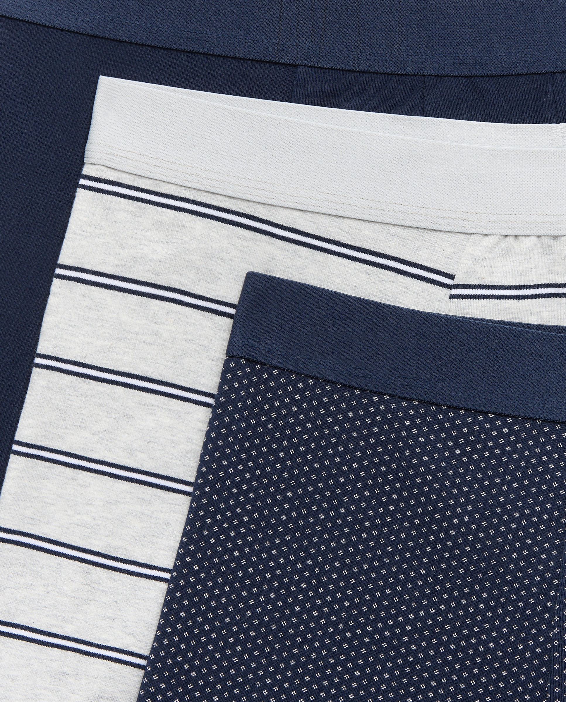 Pack de 3 Boxers de Malha com Fantasia Azul-3