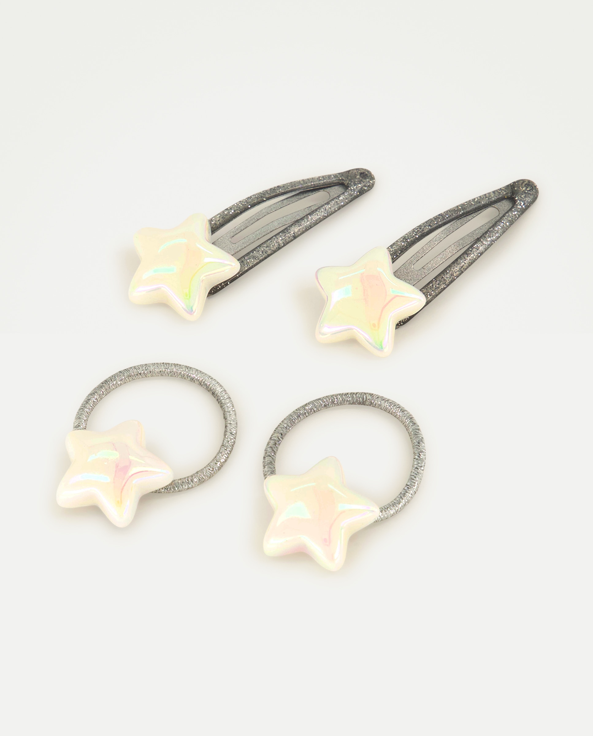 Pack de Gancho e Elástico com Fantasia de Estrela Multicolor-1