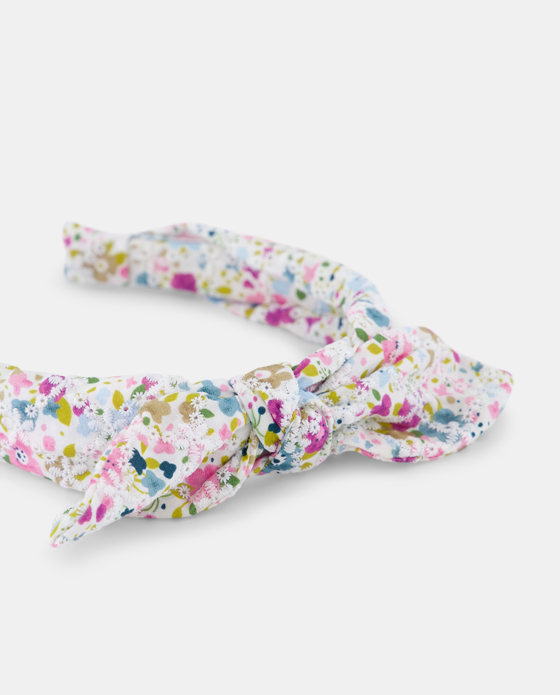 Bandolete com Laço e Flores Multicolor-2