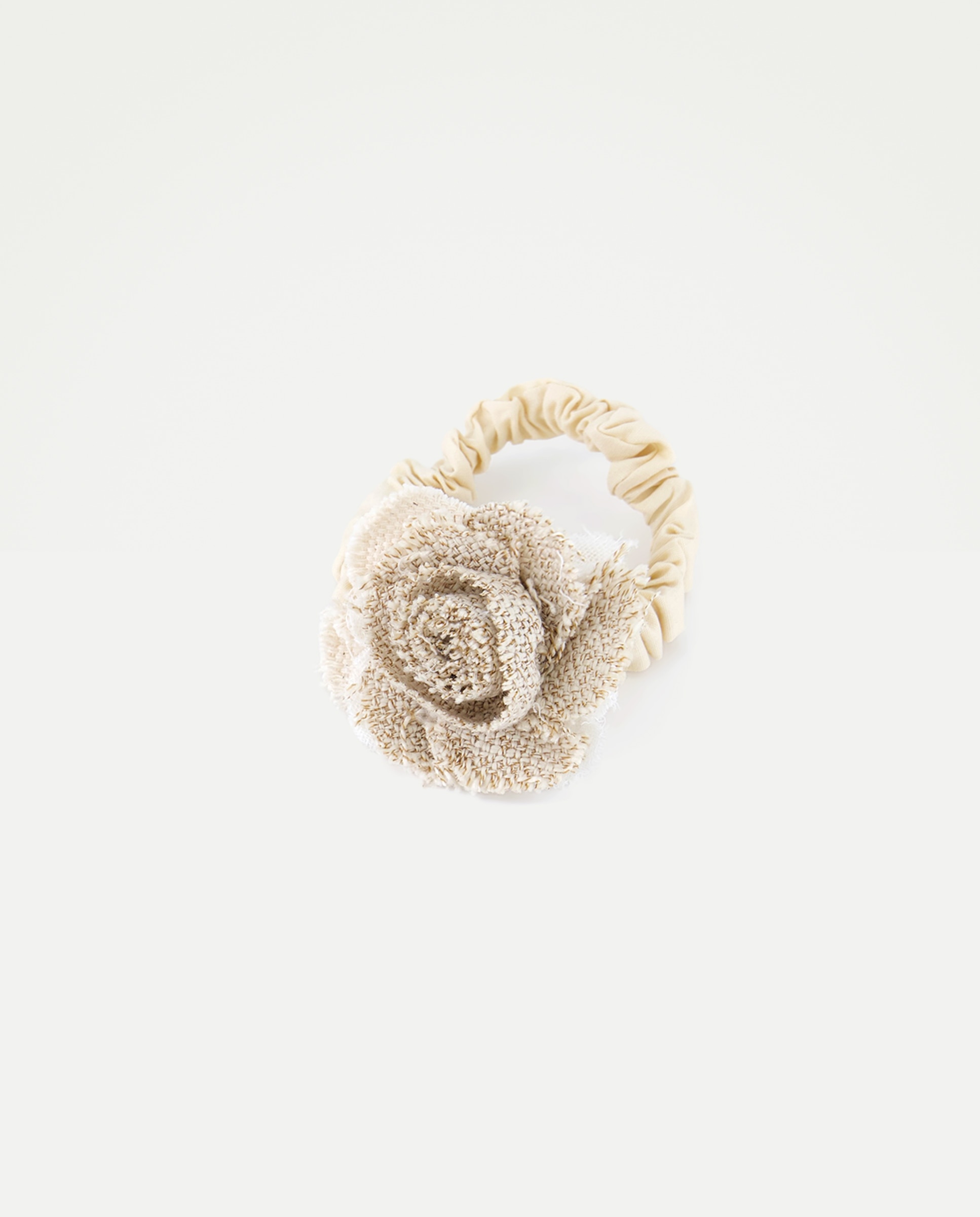 Elástico com Flor 310 Amarelo Claro-1