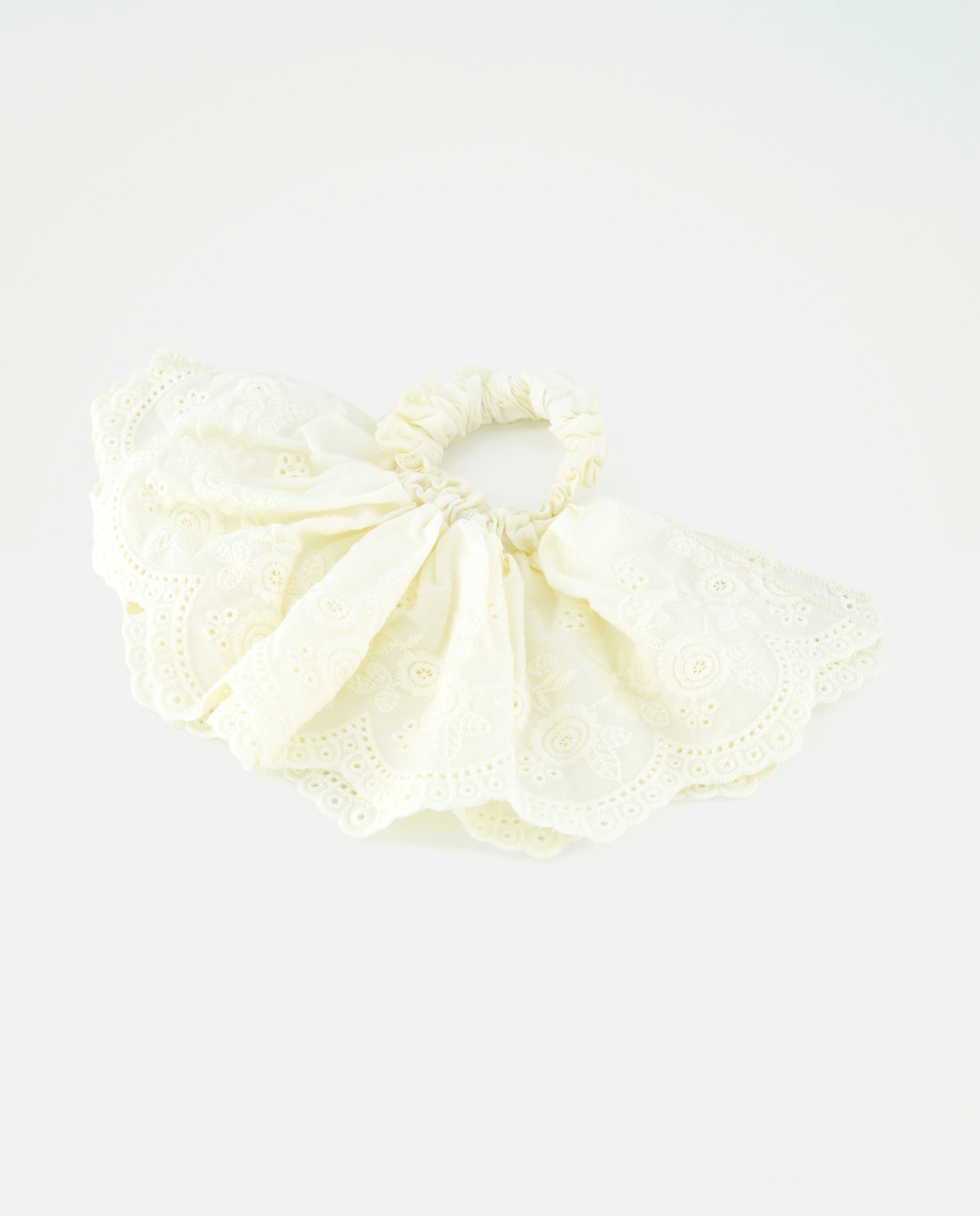 Elástico de Flores Branco-1