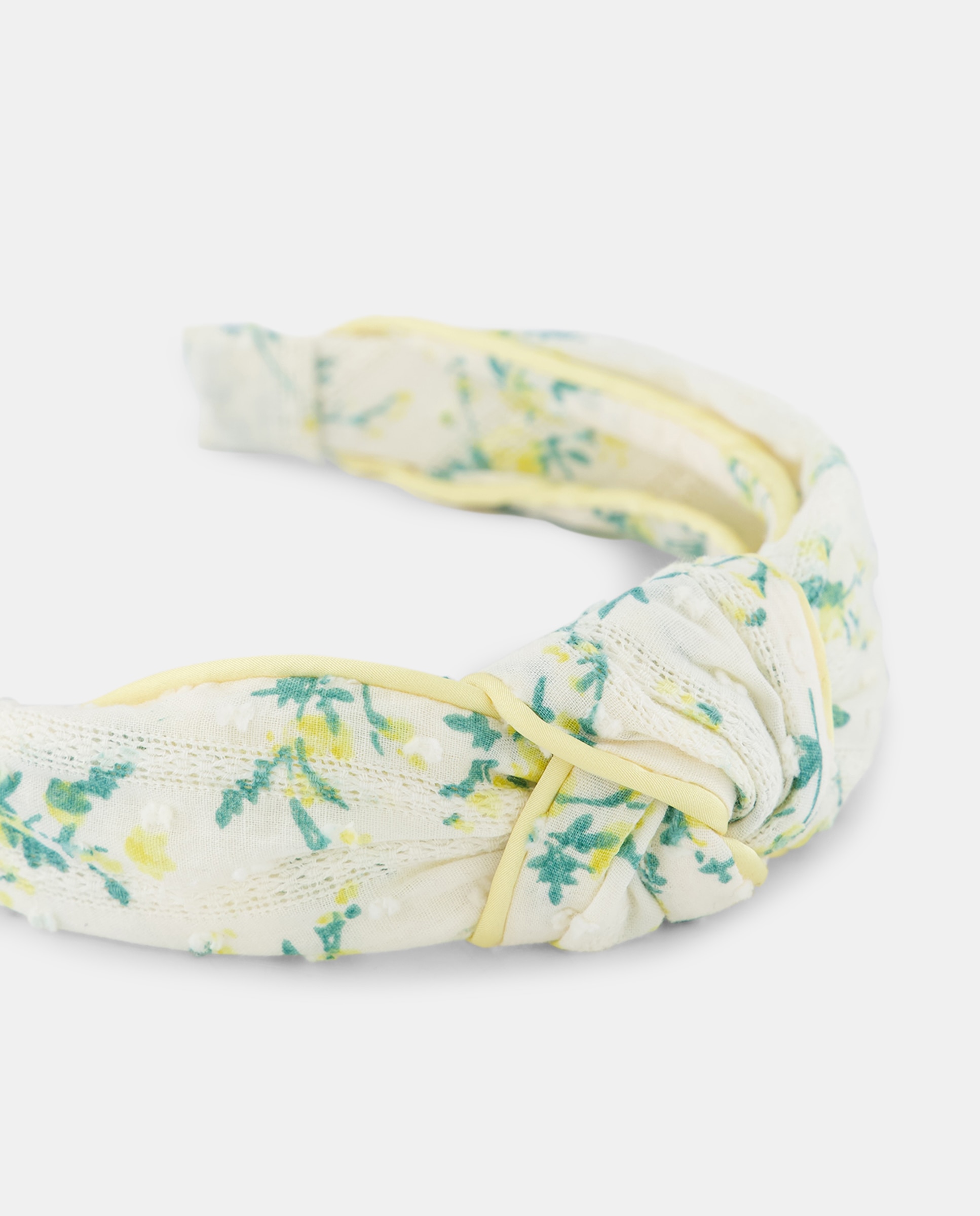 Bandolete com Flores - Amarelo Kids El Corte Inglés Branco-2