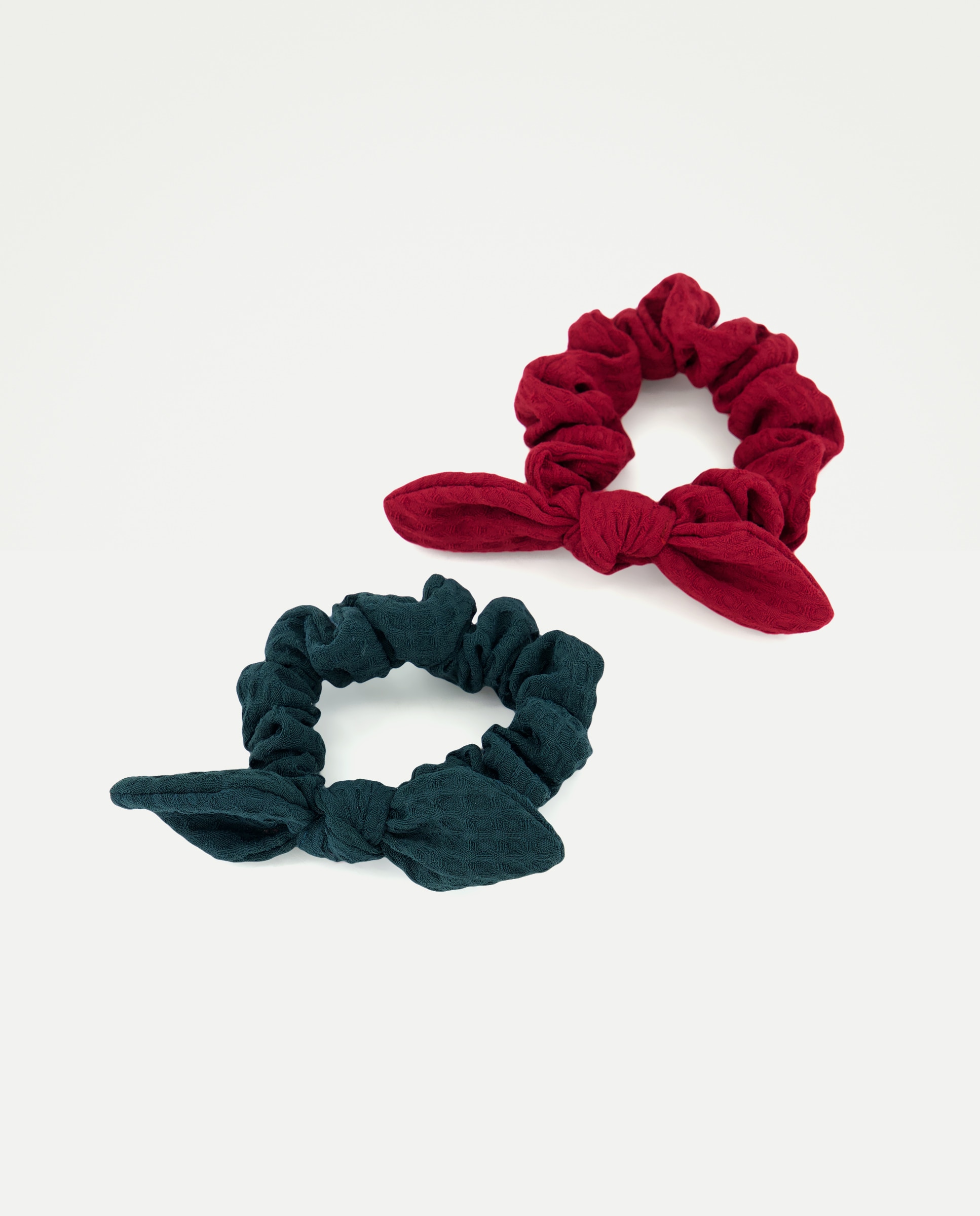 Pack x2 Scrunchies lisos de niña - Kids El Corte Inglés - Multicolor Multicolor-1