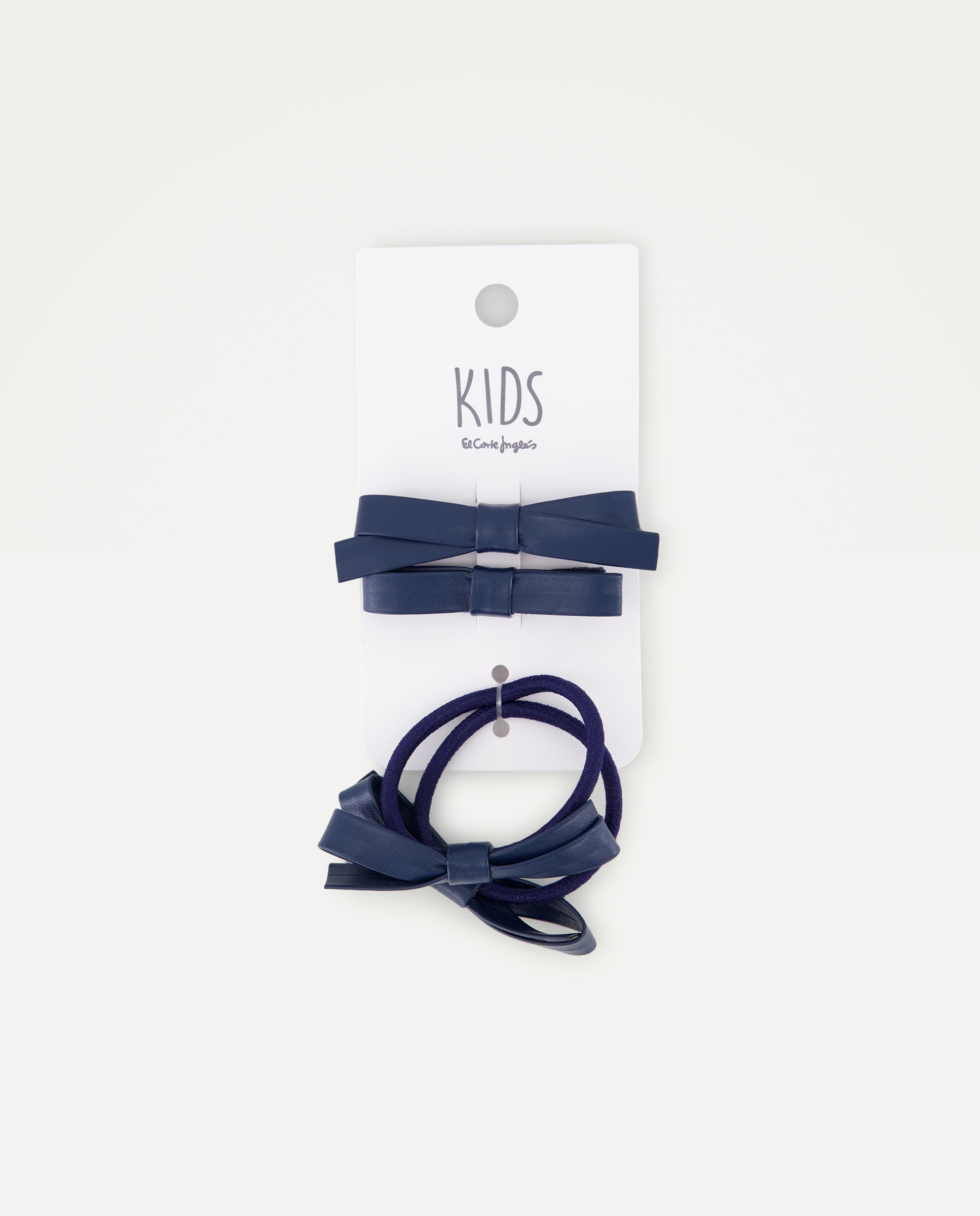 Pack gomas y ranitas lazo de niña - Kids El Corte Inglés - Azul marino Azul marino-1