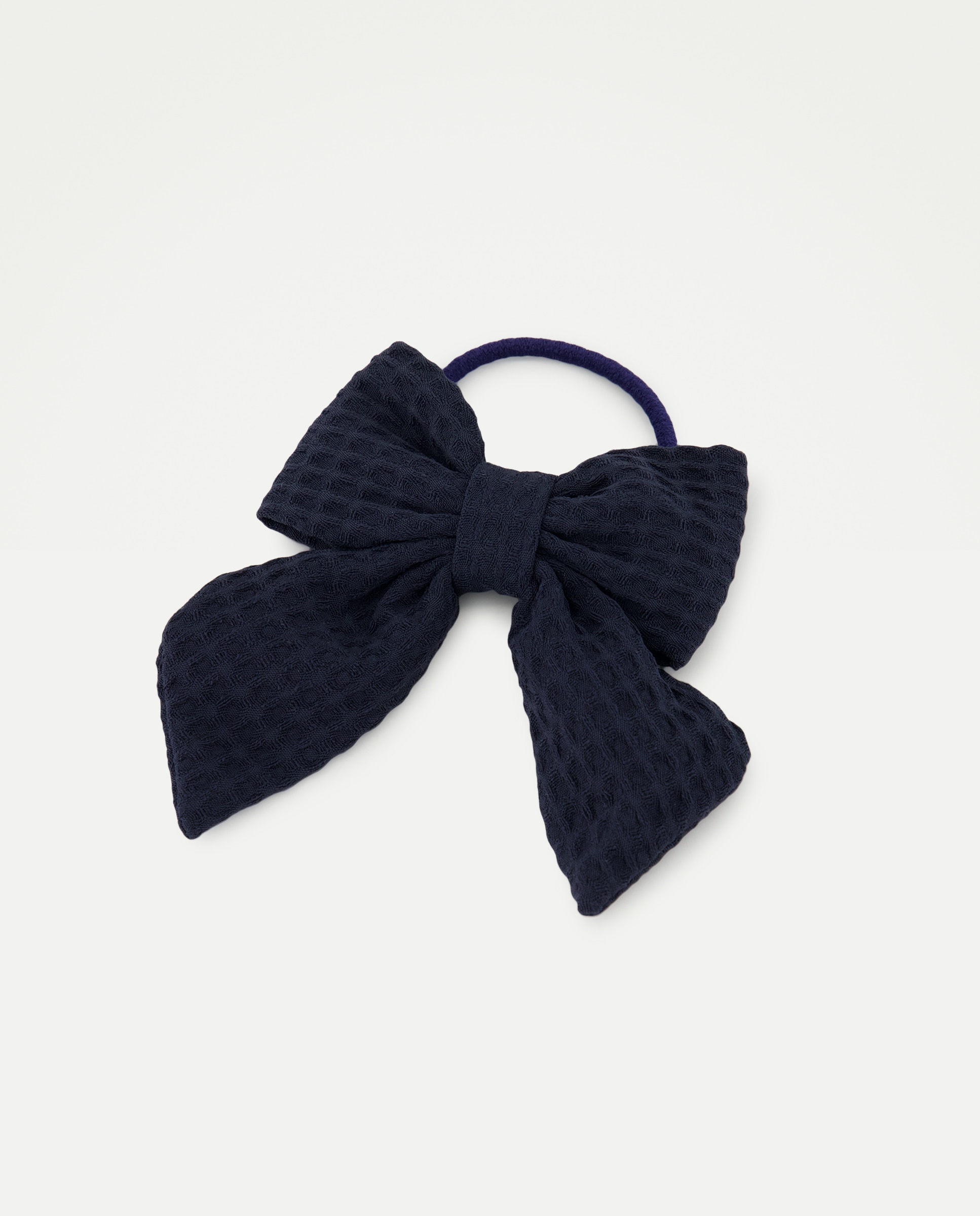 Scrunchie textura lazo de niña - Kids El Corte Inglés - Azul marino Azul marino-1