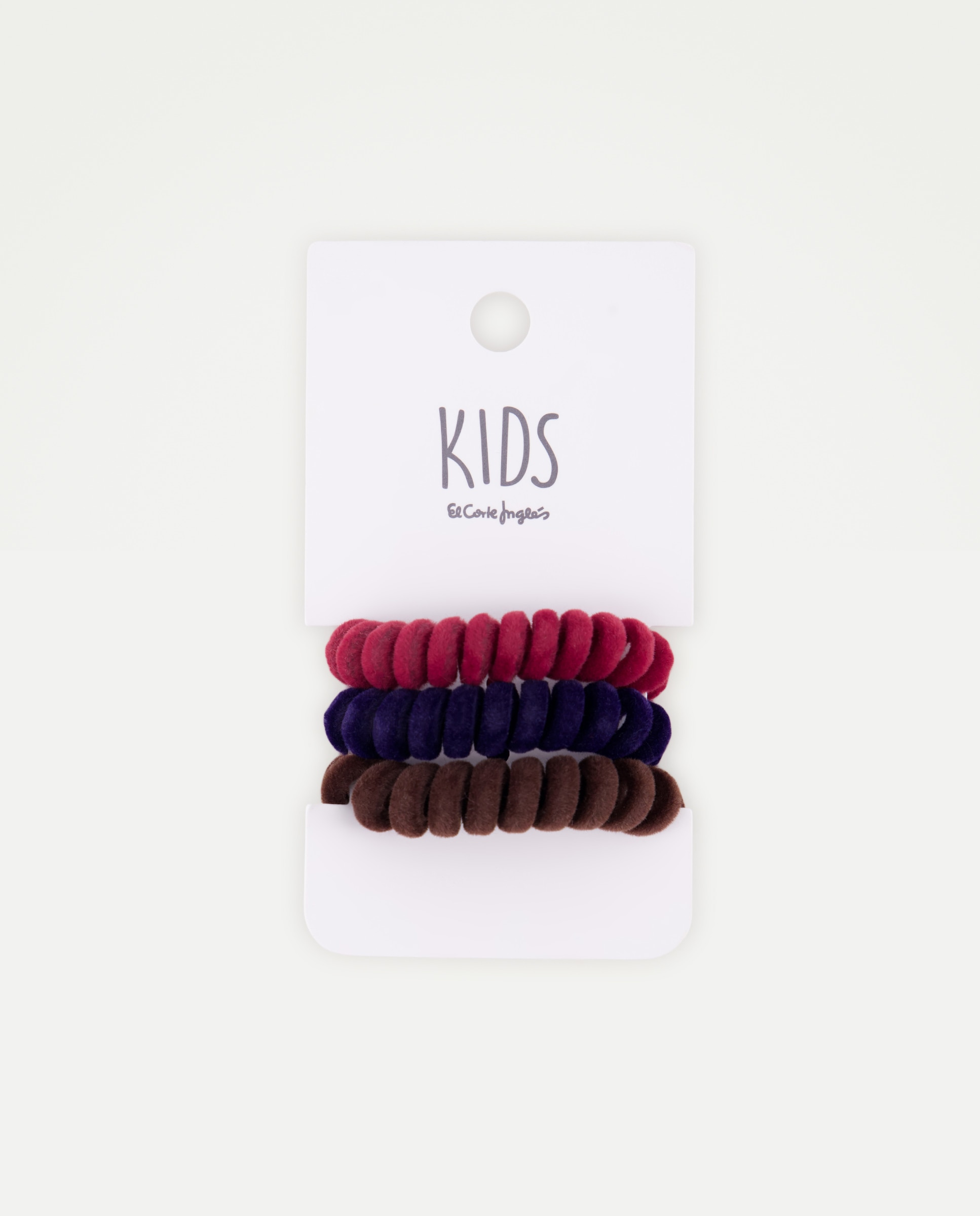 Pack Coletero muelles terciopelo de niña - Kids El Corte Inglés - Multicolor Multicolor-1