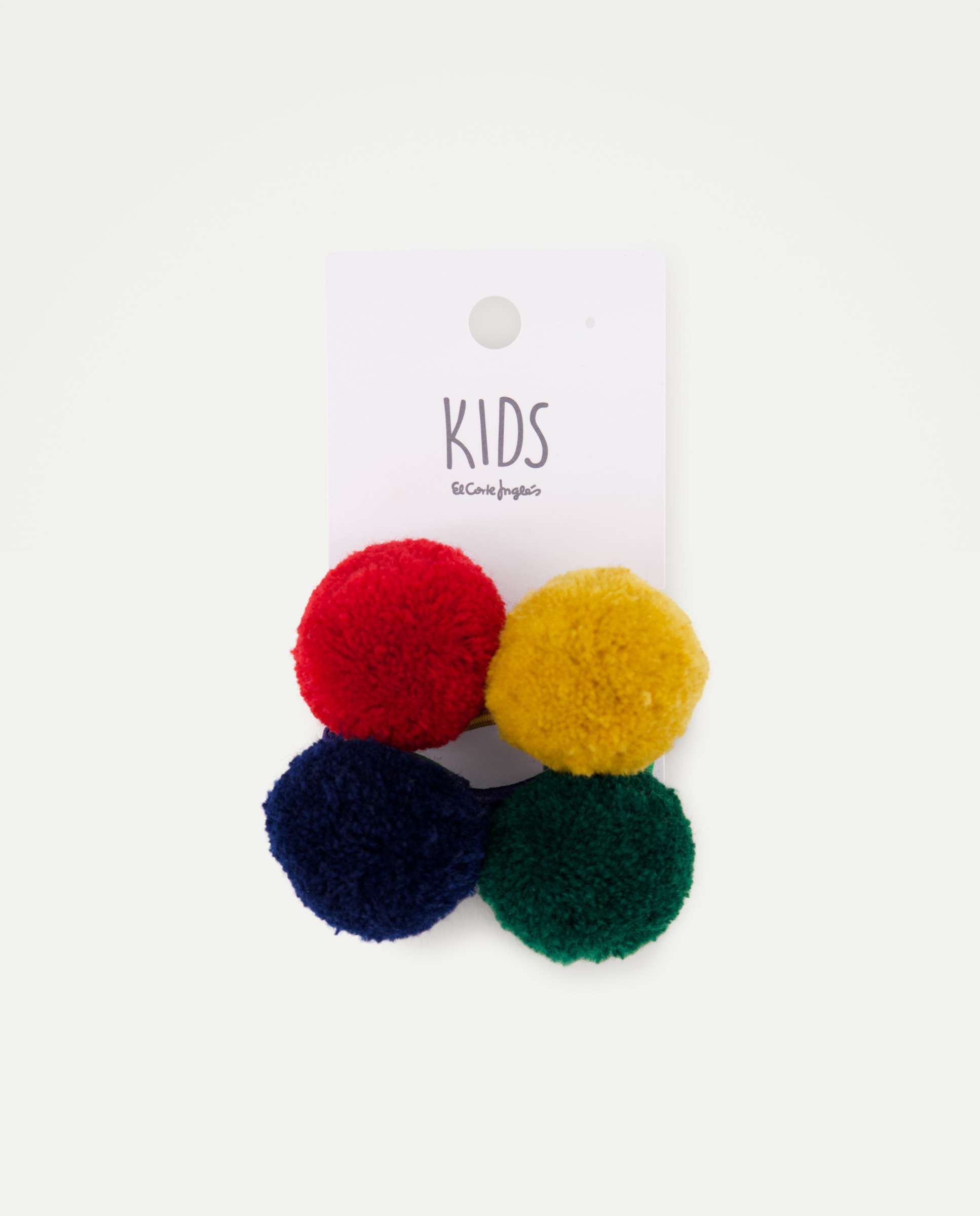 Coleteros pompón lana de niña - Kids El Corte Inglés - Multicolor Multicolor-1