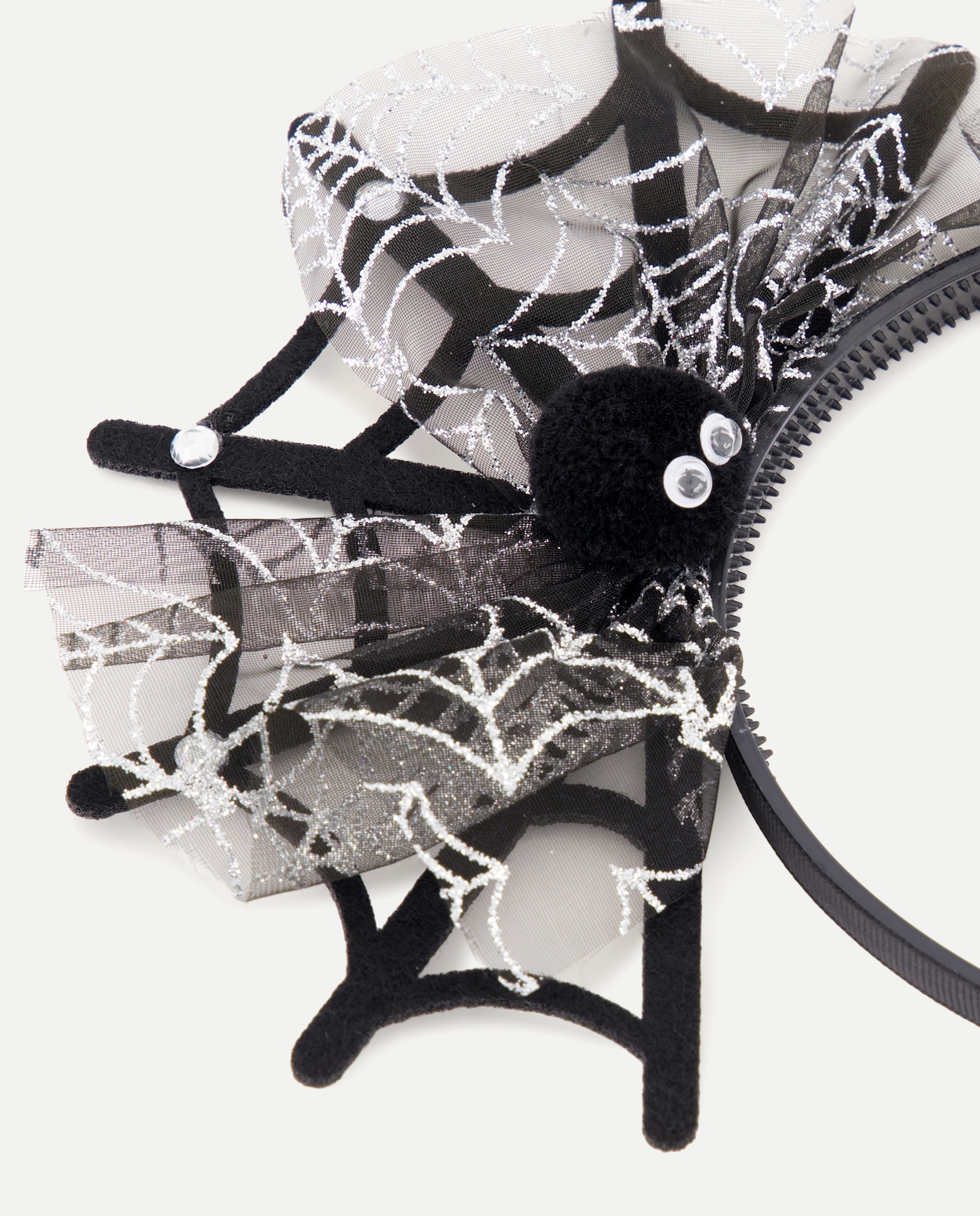 Bandolete de Halloween com Teia de Aranha Preto-2