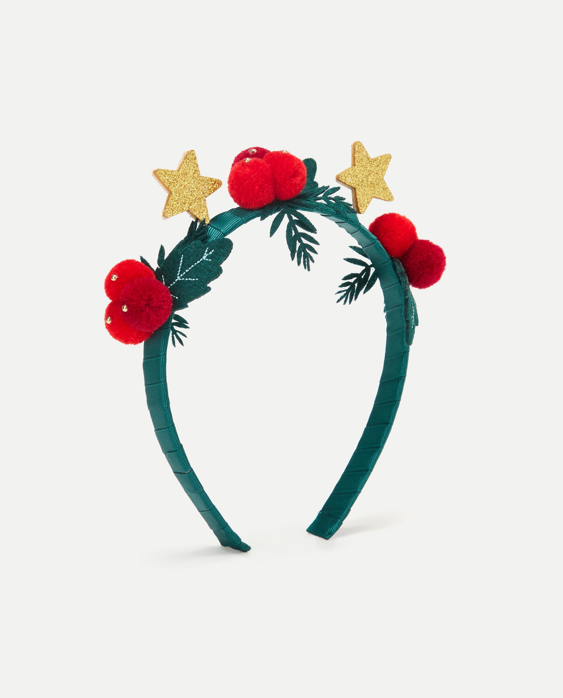Imagen 1 de Diadema con estrellas y pompones de niña - Kids El Corte Inglés - 600 Rojo 600 Rojo