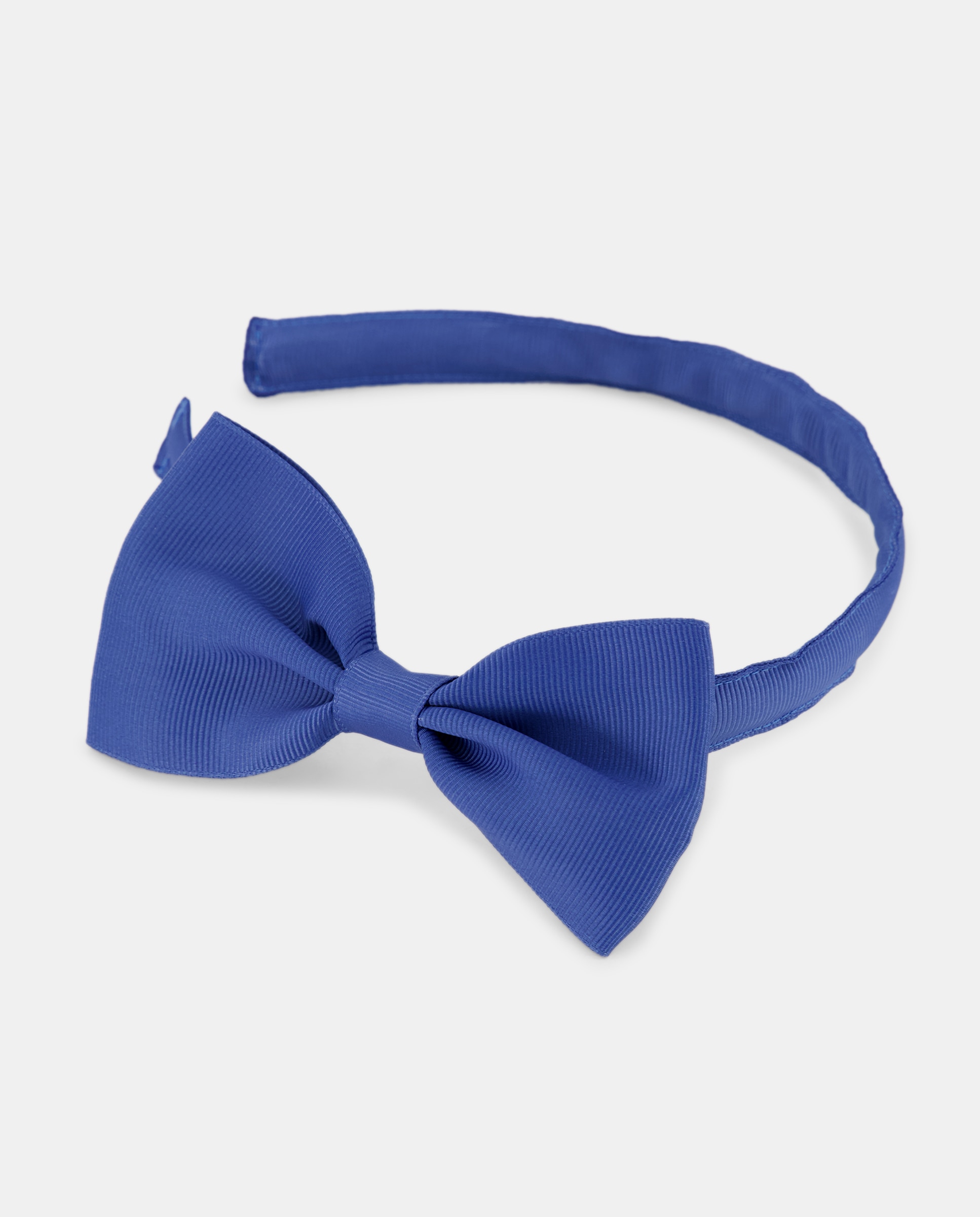 Diadema de niña con lazo de grosgrain - Kids El Corte Inglés - Azul Azul-1