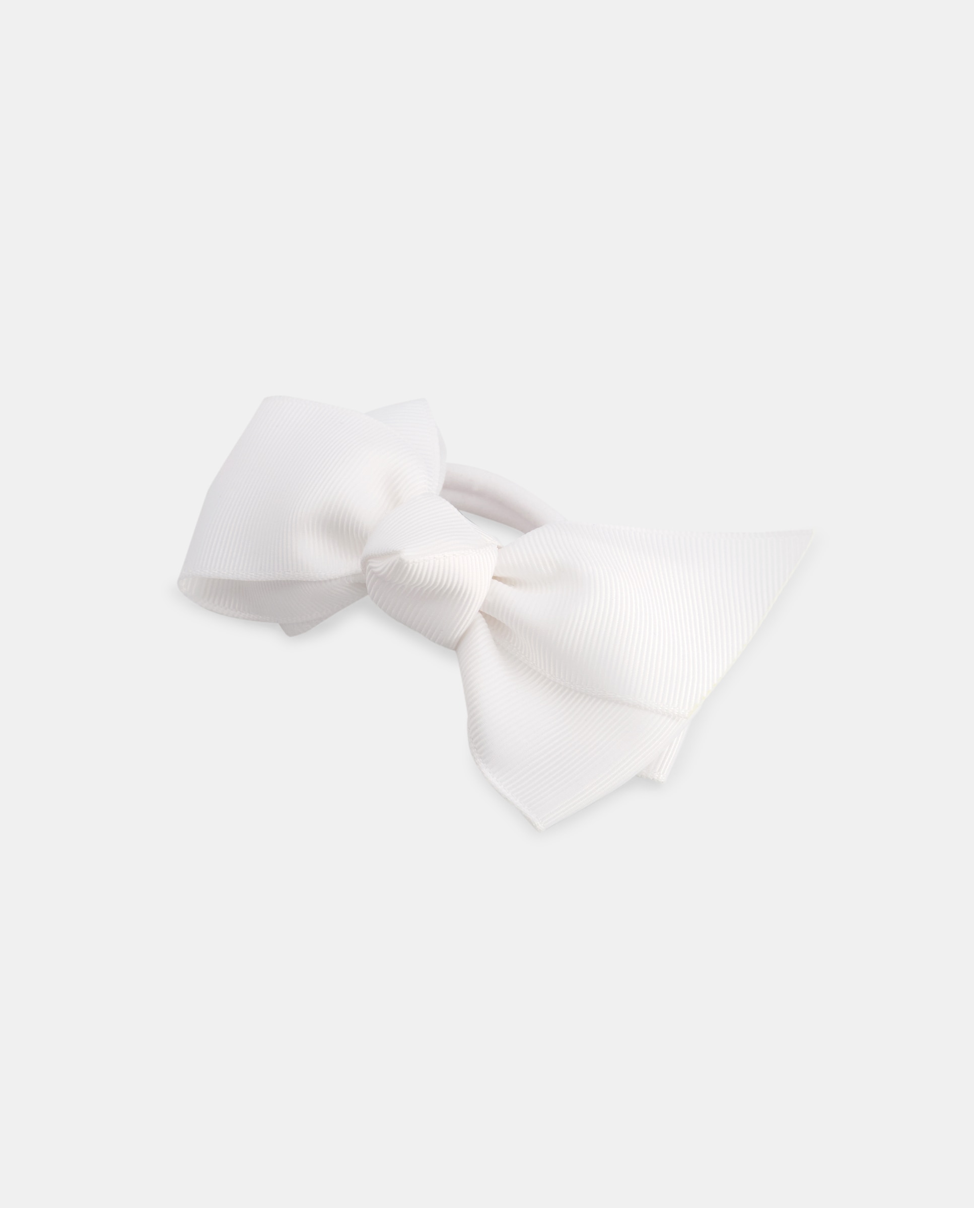Elástico com Laço de Grosgrain Branco-1