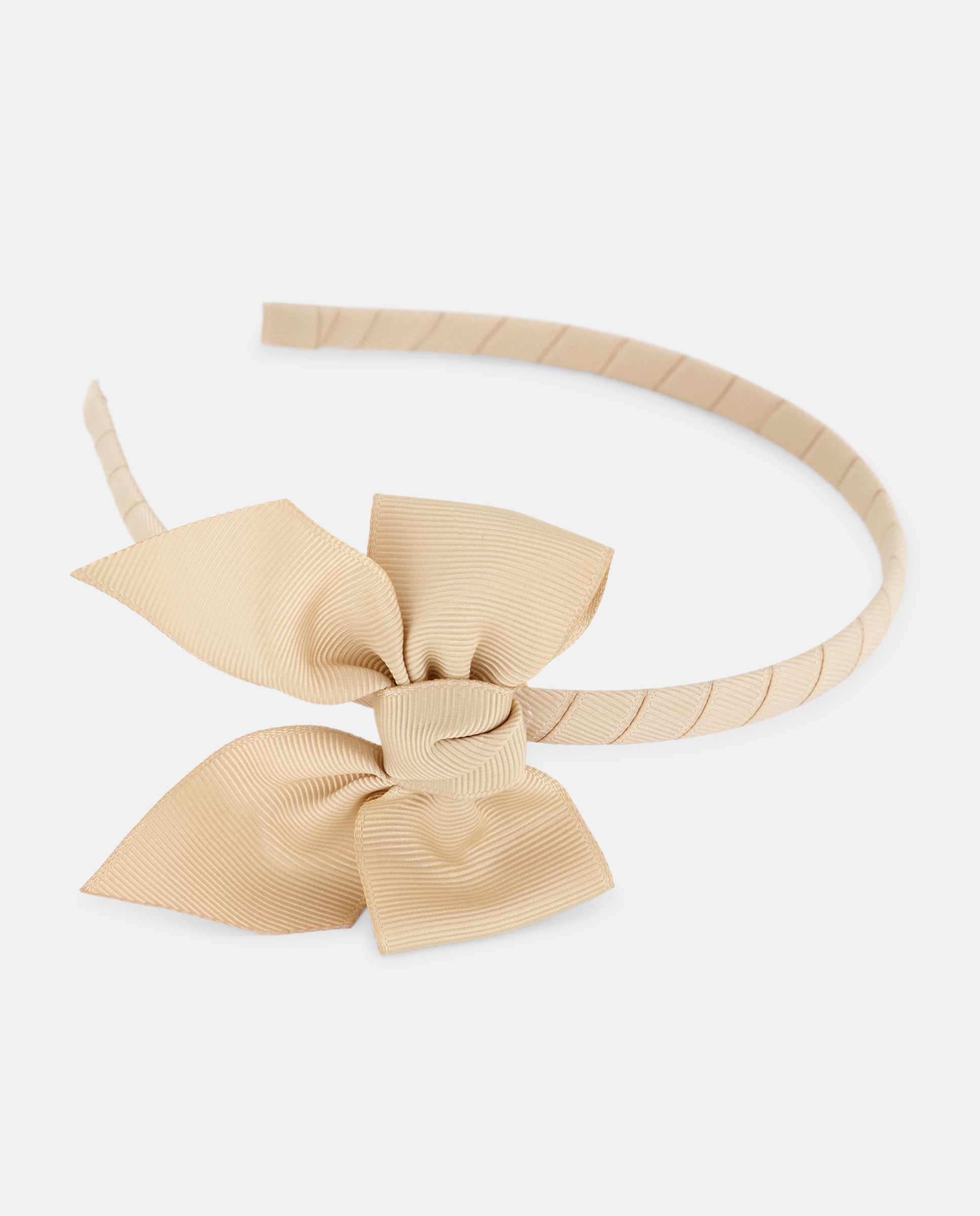 Bandolete com Laço de Grosgrain Kids El Corte Inglés Bege-1