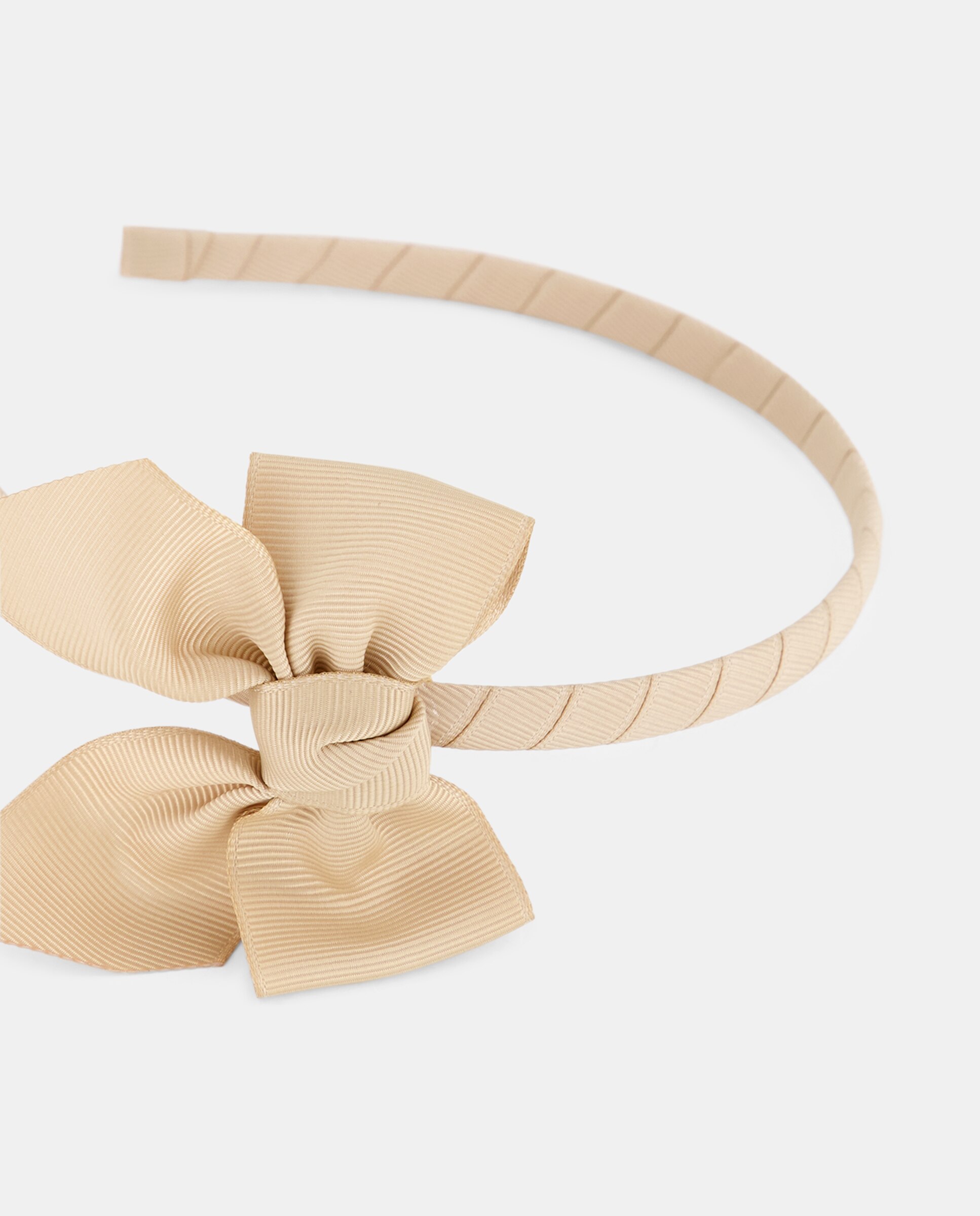 Bandolete com Laço de Grosgrain Kids El Corte Inglés Bege-2