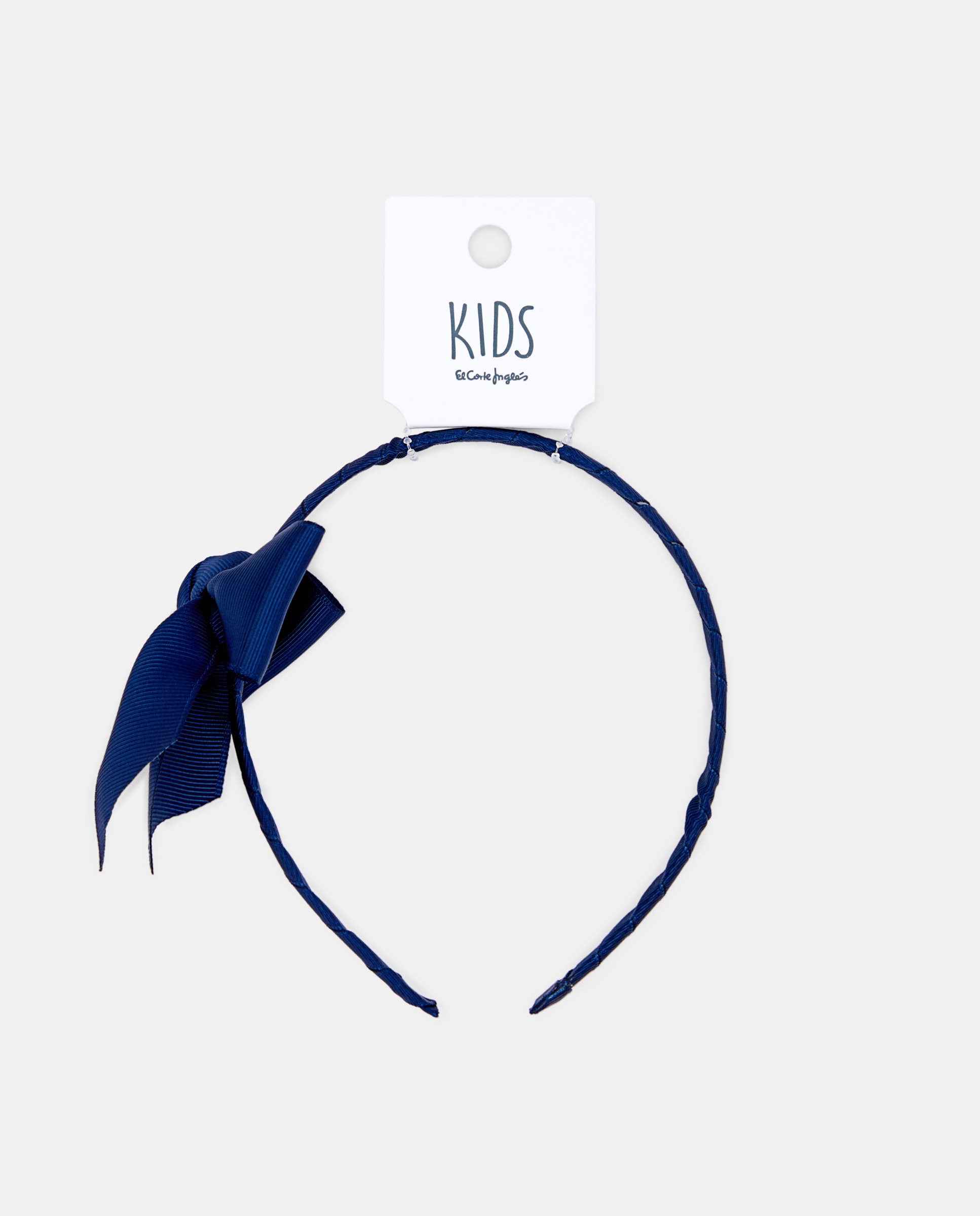 Diadema con lazo para niña - Kids El Corte Inglés - Azul marino Azul marino-1