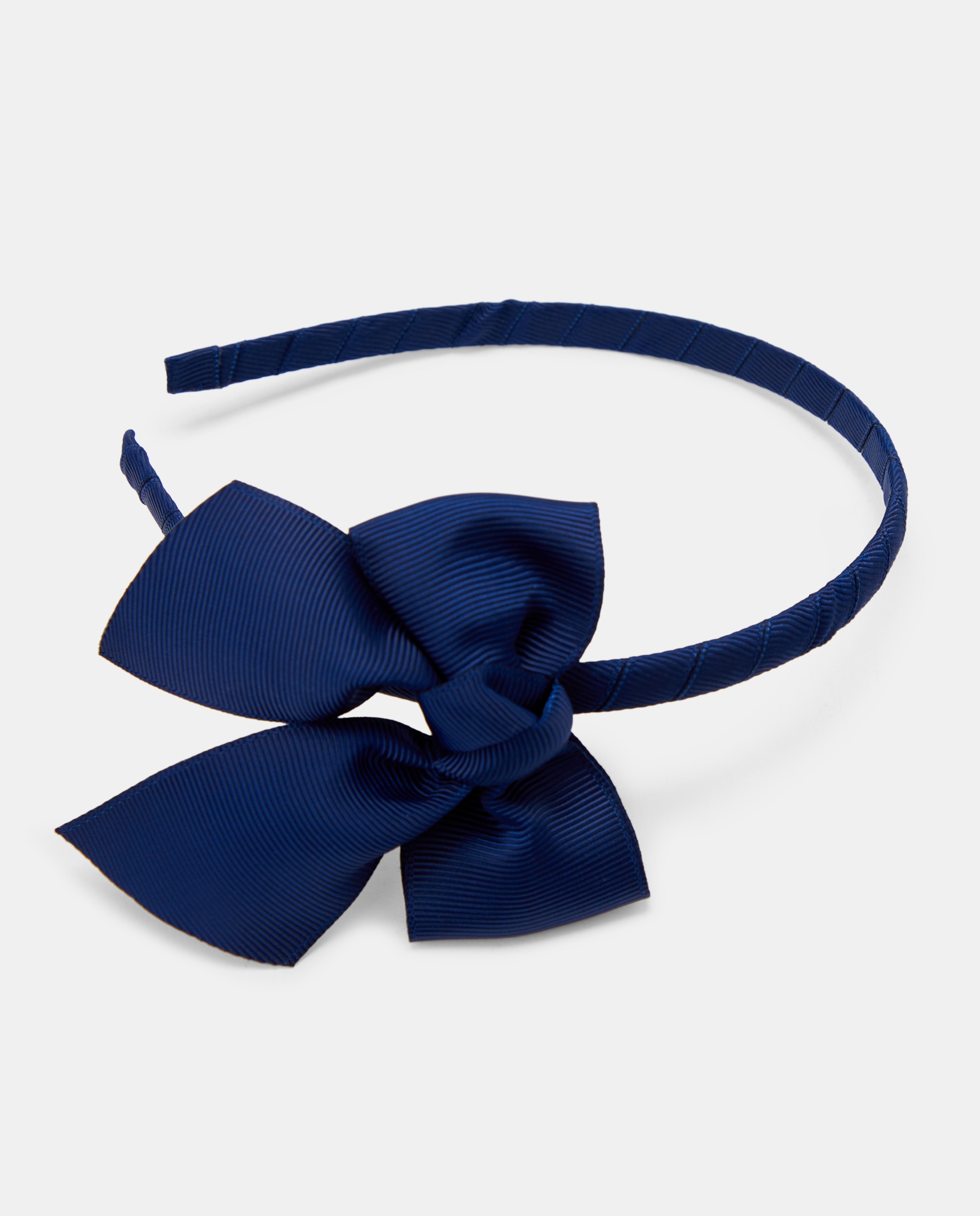 Diadema con lazo para niña - Kids El Corte Inglés - Azul marino Azul marino-2
