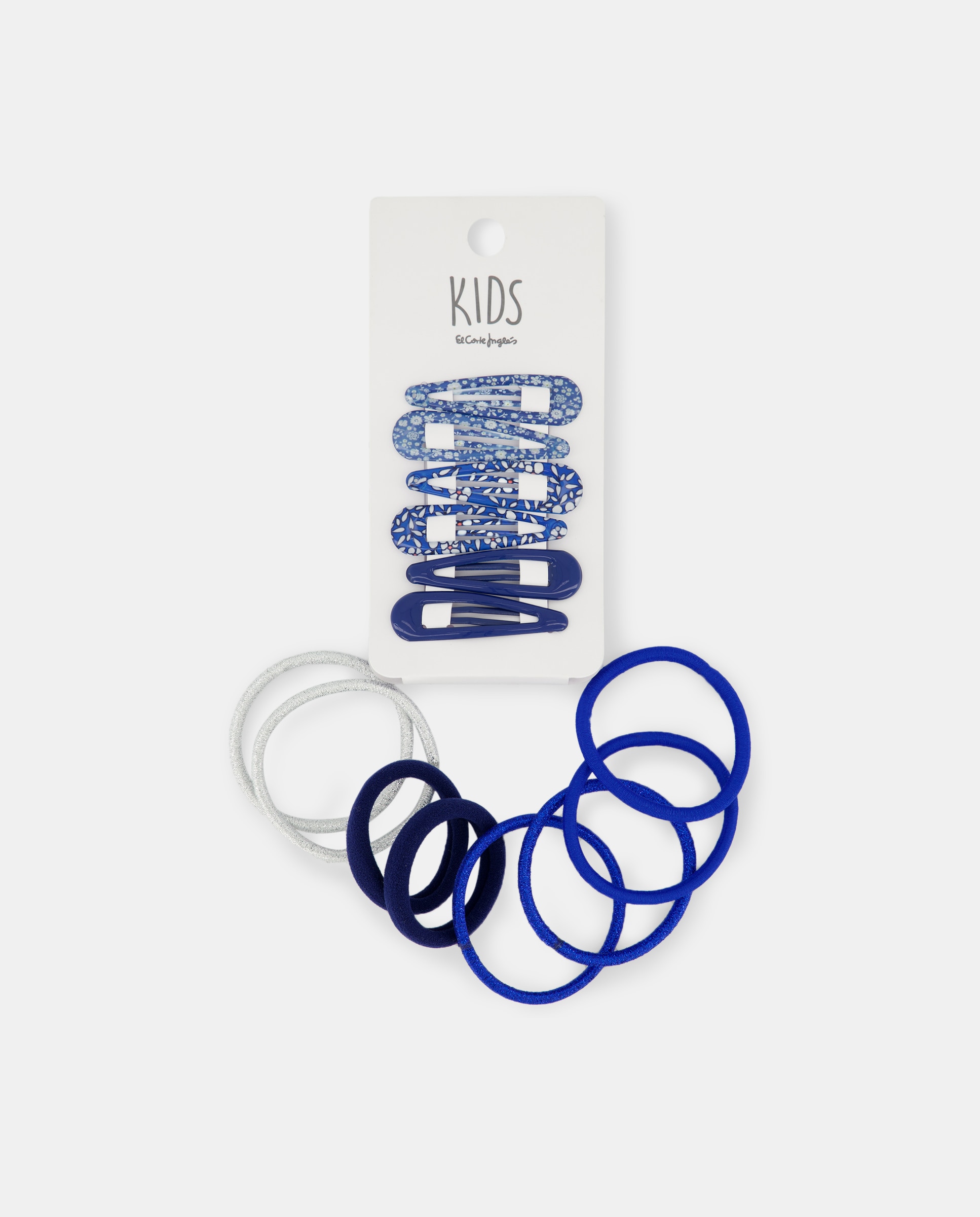 Pack de Ganchos e Elásticos Azul-marinho-1
