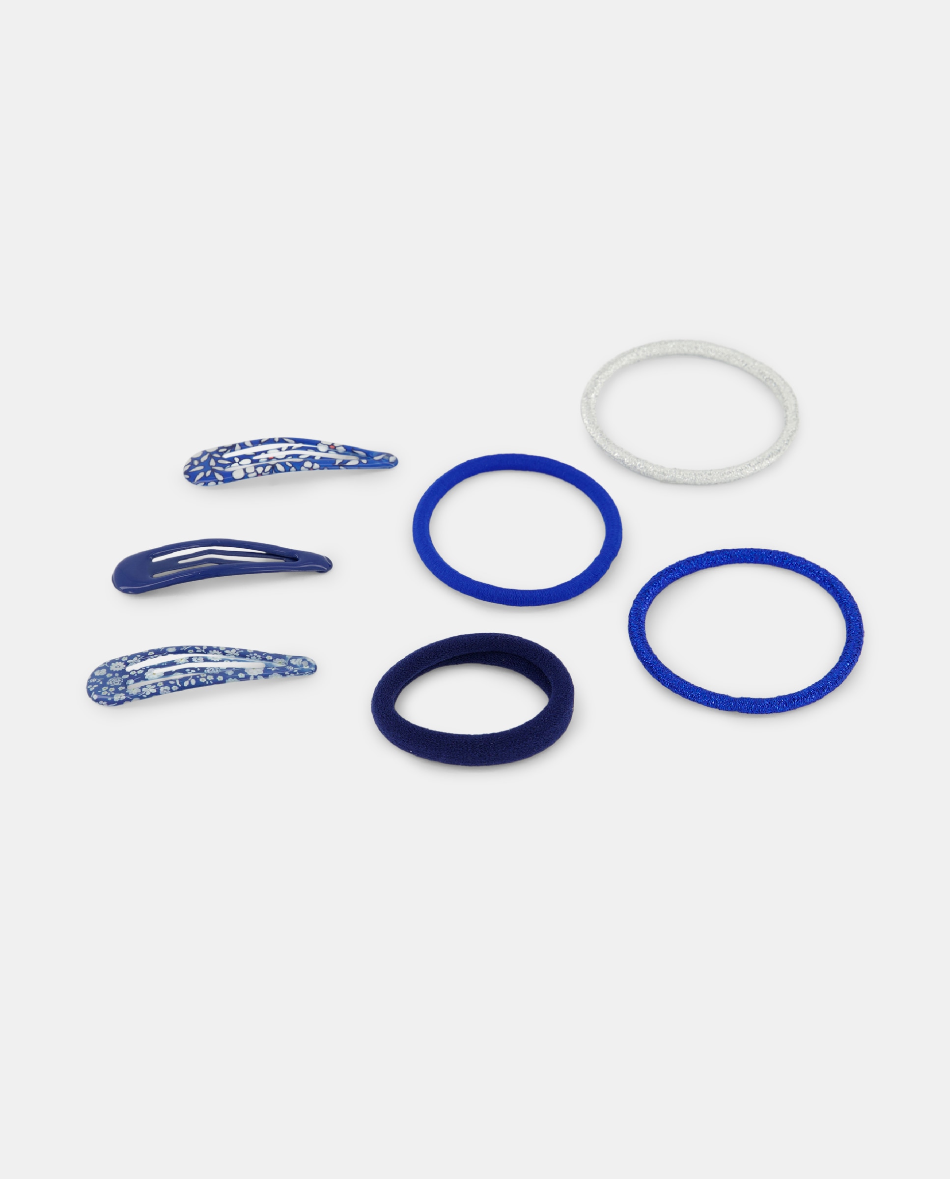 Pack de Ganchos e Elásticos Azul-marinho-2