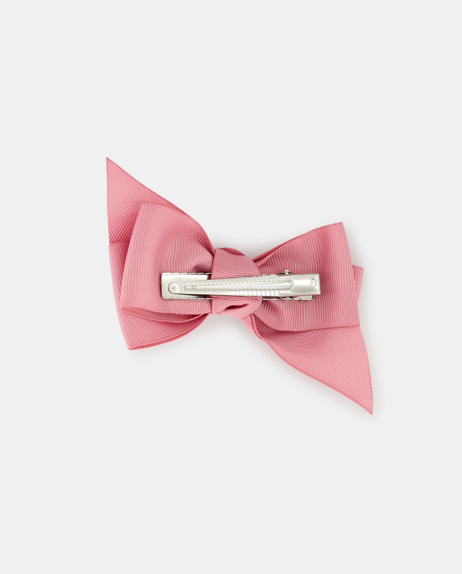 Gancho com Laço de Grosgrain Rosa-2