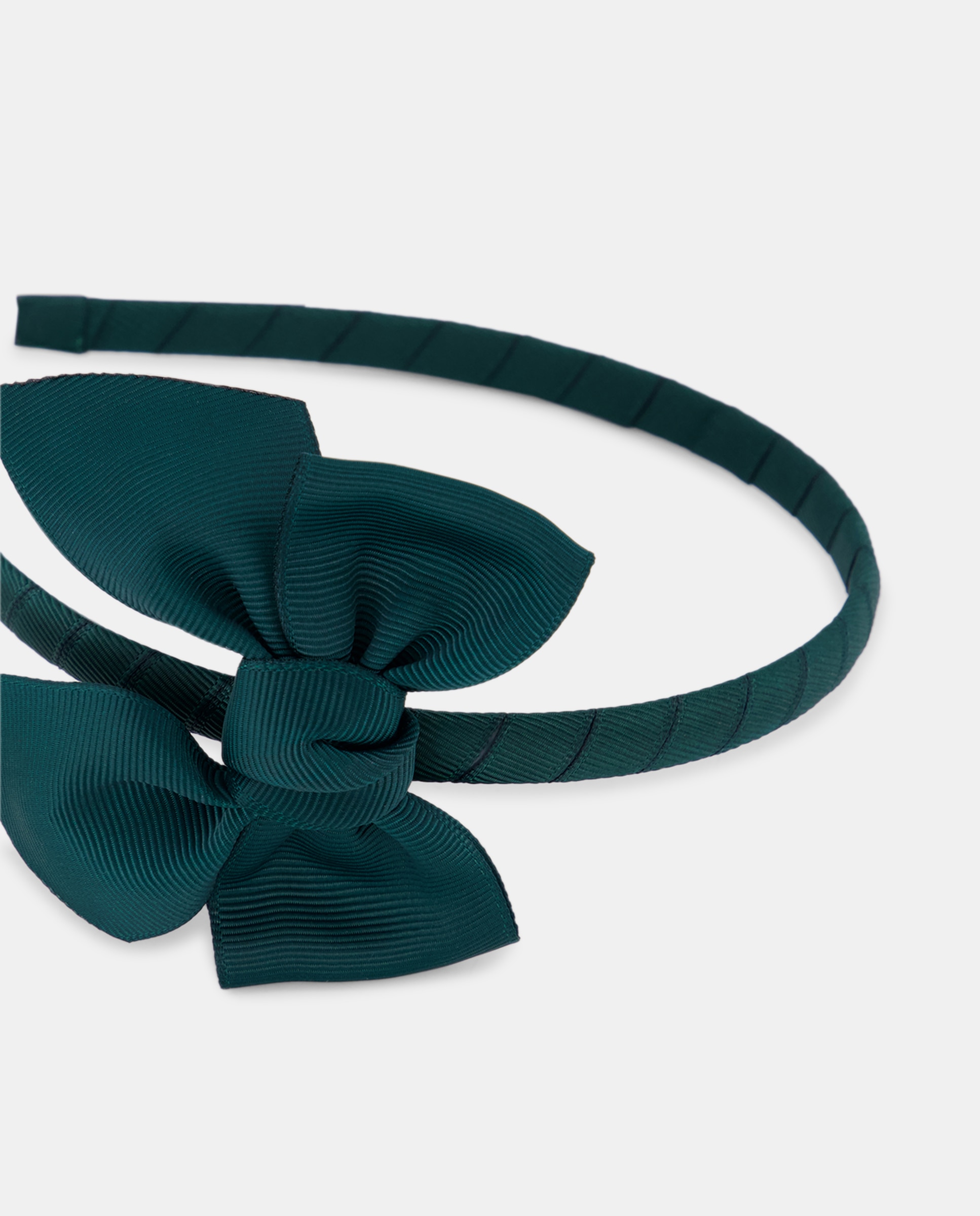 Bandolete com Laço de Grosgrain Verde-escuro-2