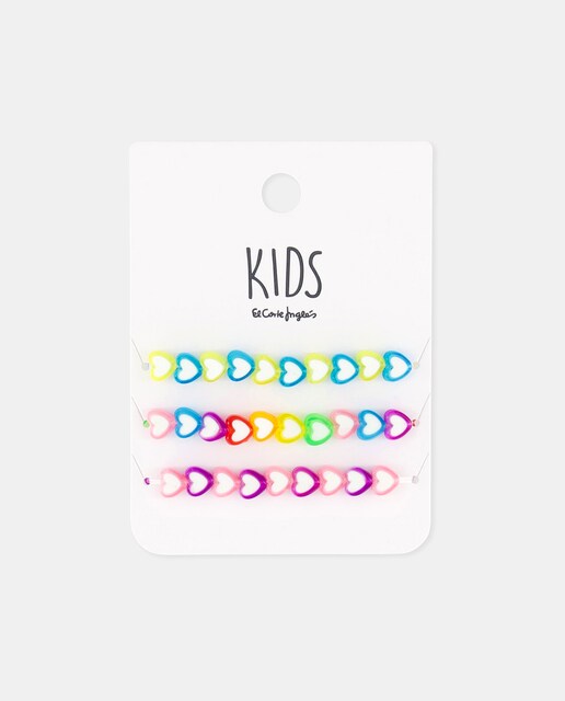 Imagem 0 de Pack de Pulseiras com Contas com Corações