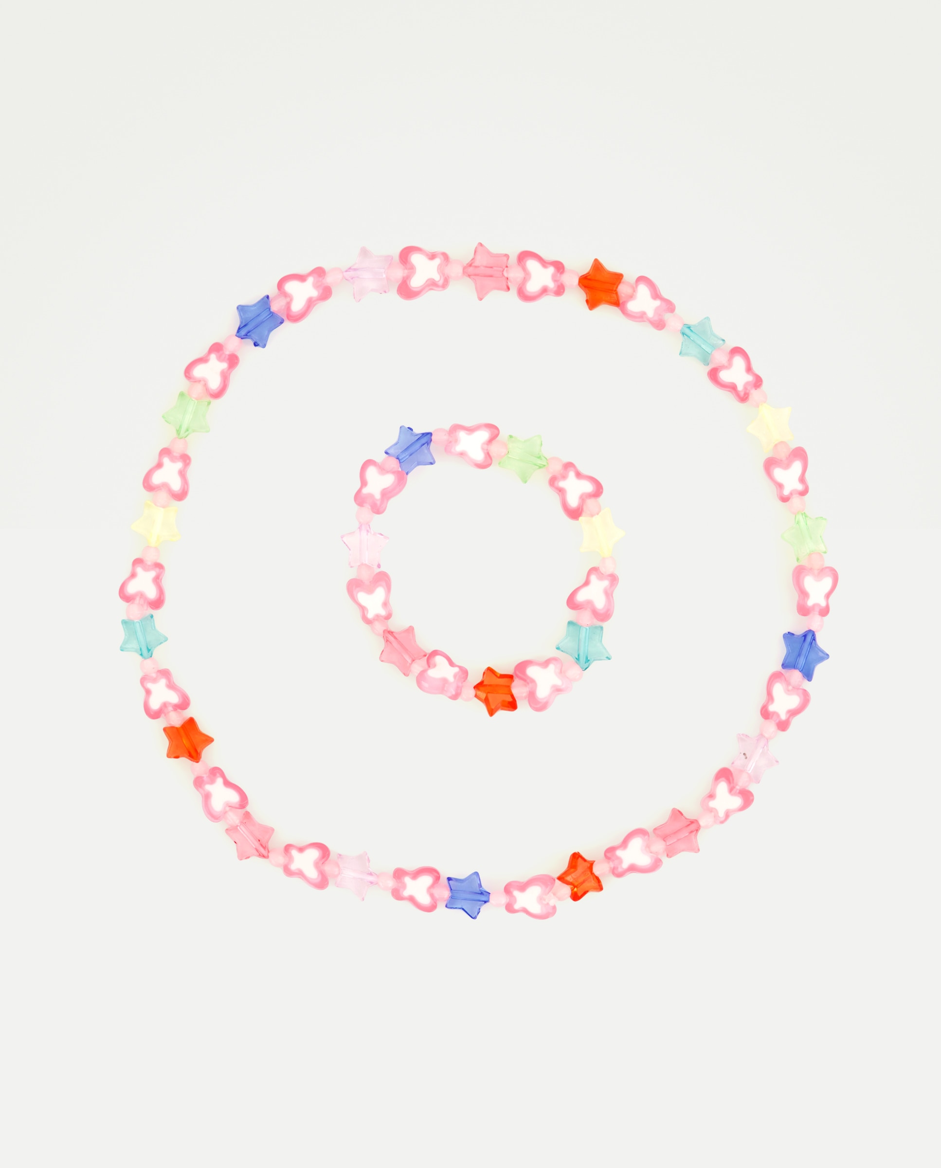 Conjunto de Colar e Pulseira com Borboletas Kids El Corte Inglés Multicolor-1