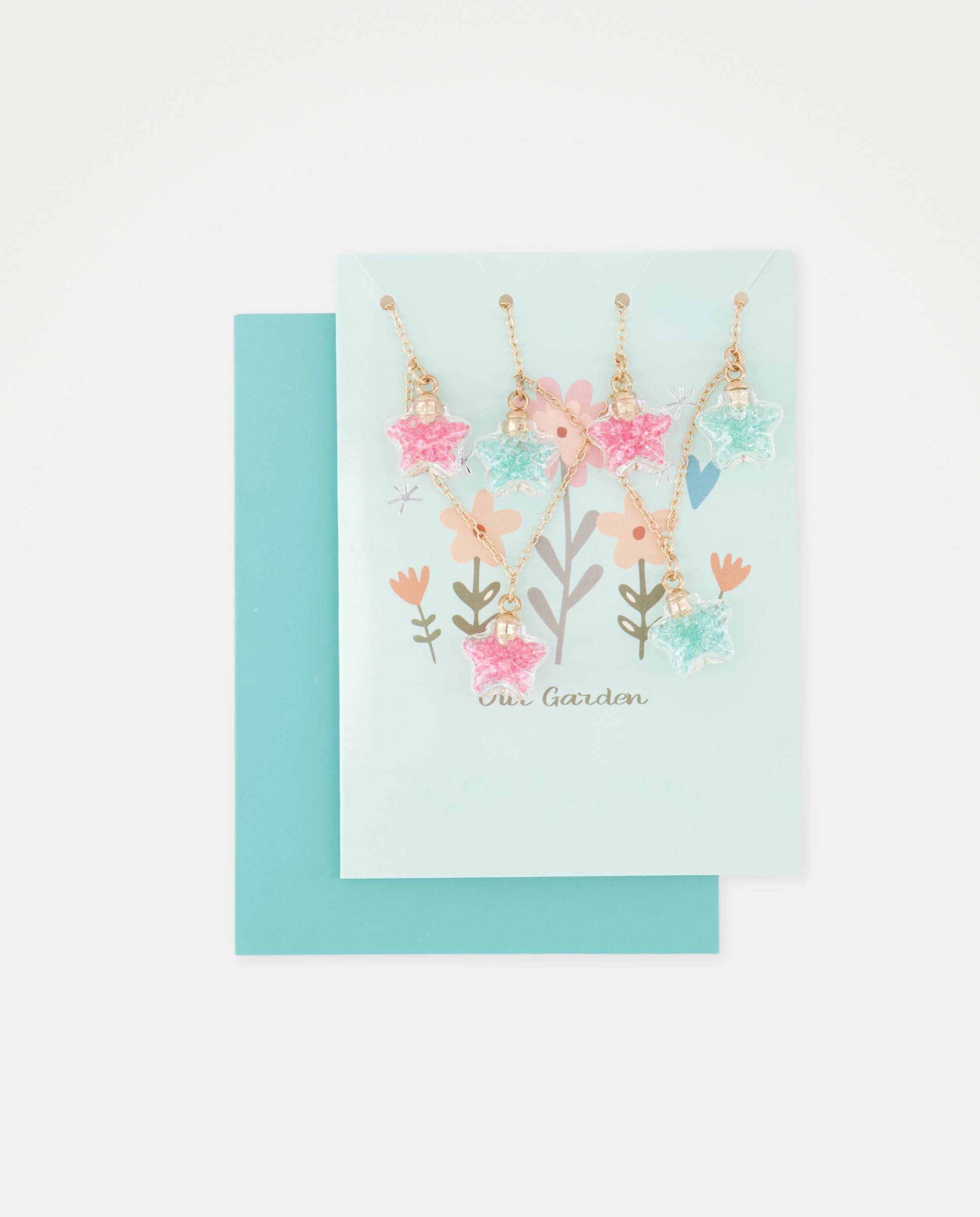 Imagem 0 de Pack de 2 Colares com Estrelas com Glitter