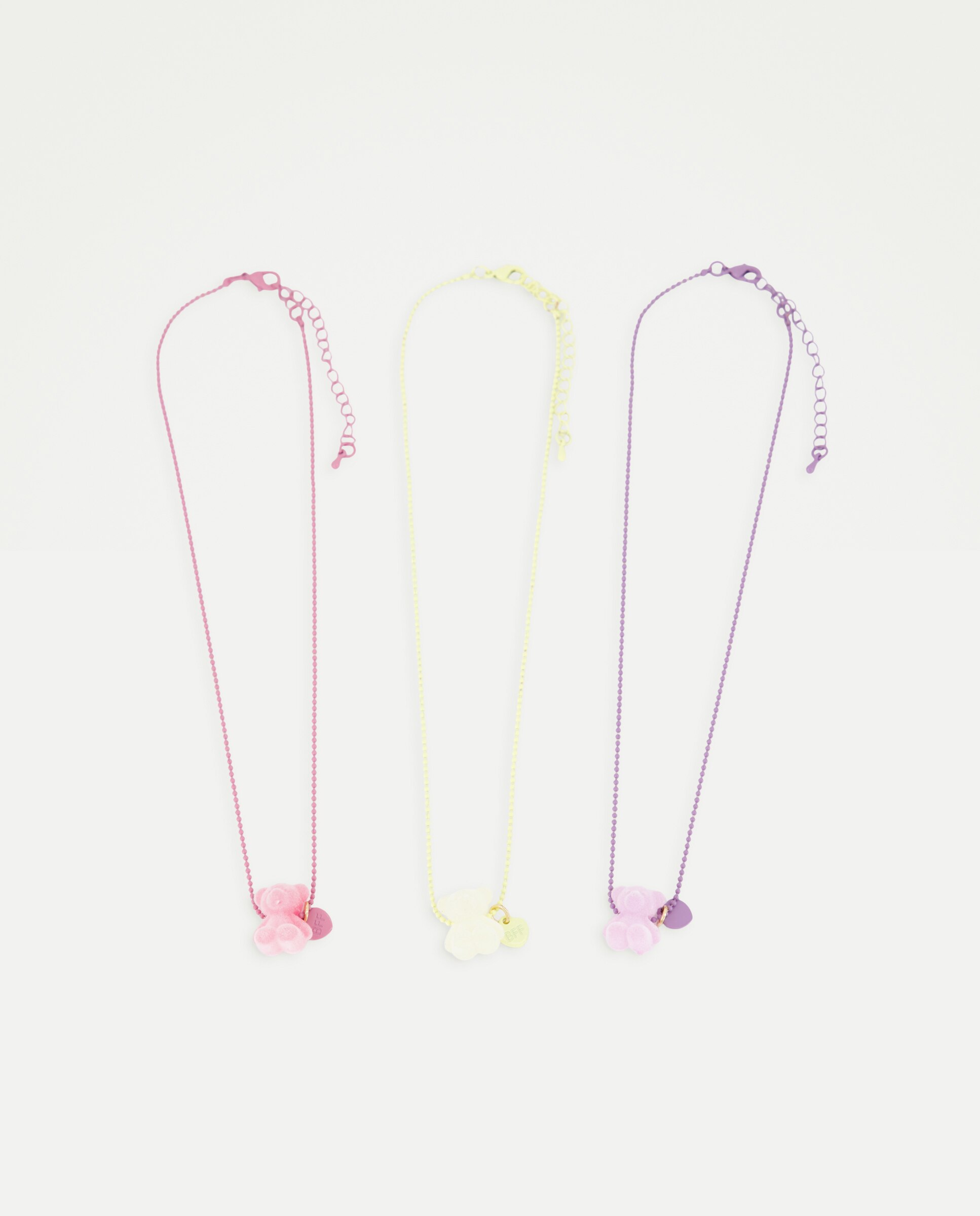 Pack x 3 Colares com Ursinho Multicolor-2