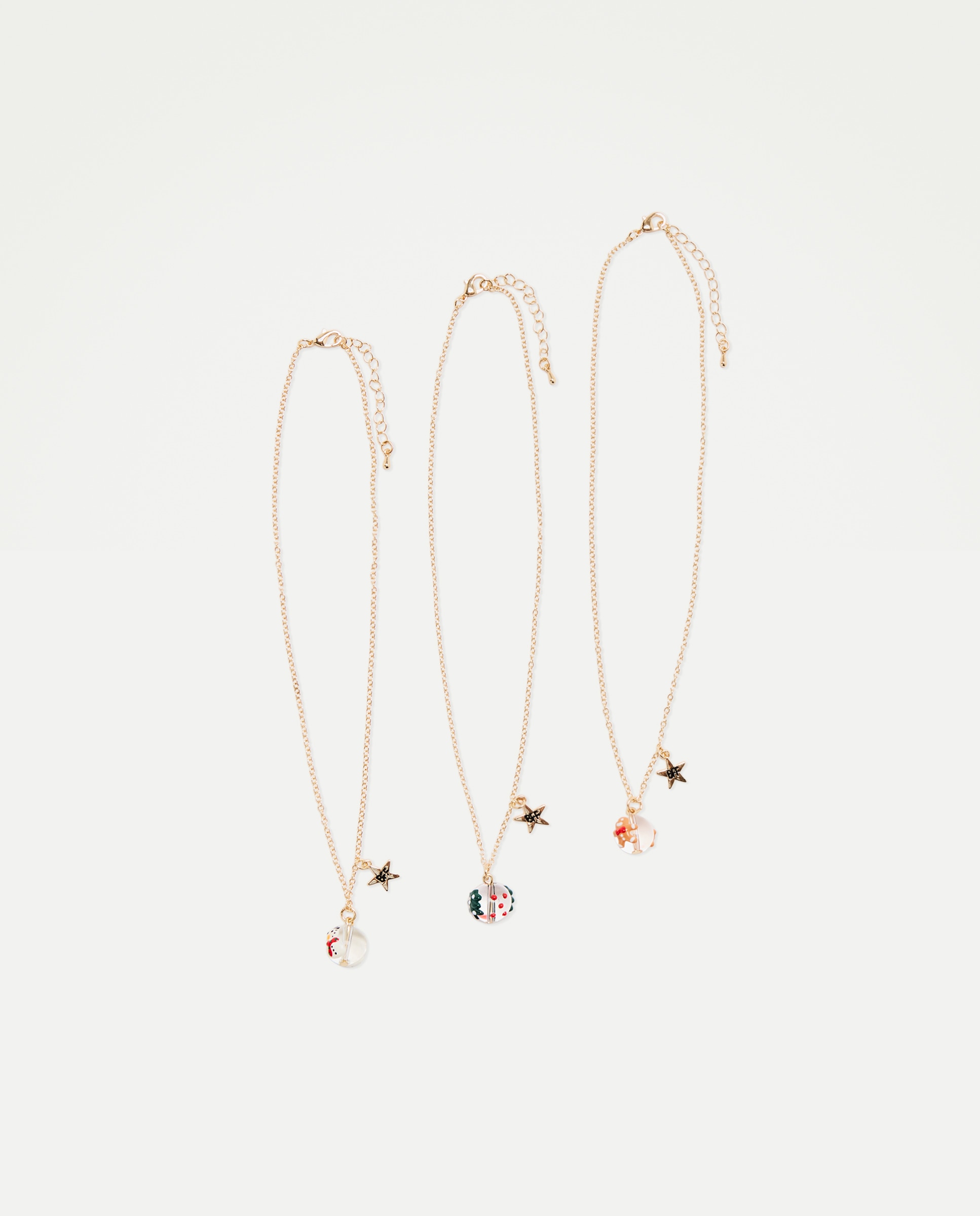 Pack de collares con bolitas de Navidad de niña - Kids El Corte Inglés - Multicolor Multicolor-2