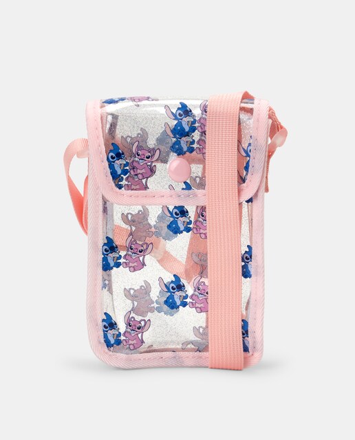 Bolso Porta móvil con detalles Lilo & Stitch