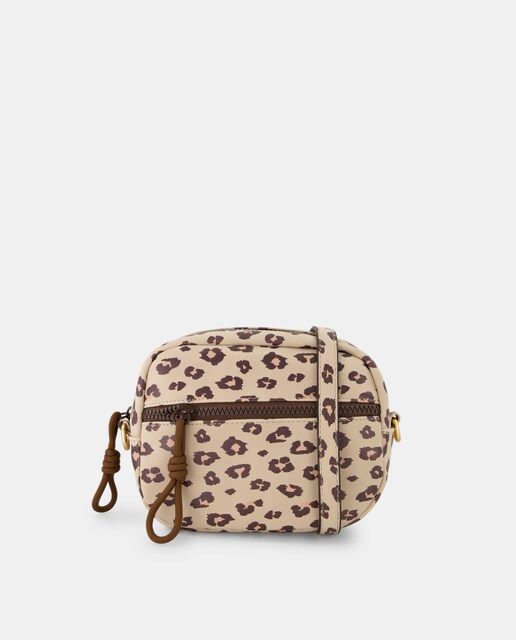 Imagem 0 de Mala a Tiracolo com Animal Print