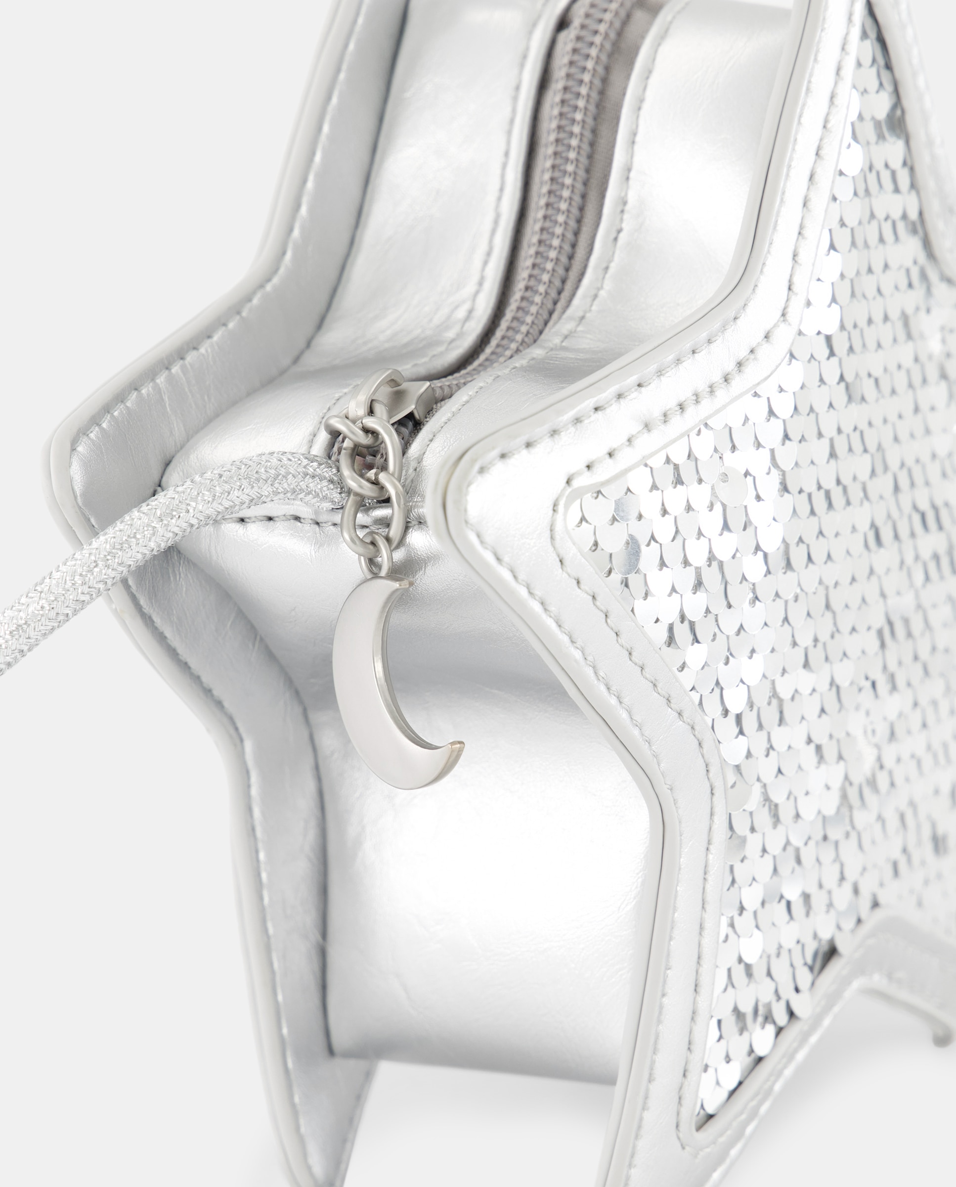 Mala com Fantasia de Estrela com Glitter Prata-3